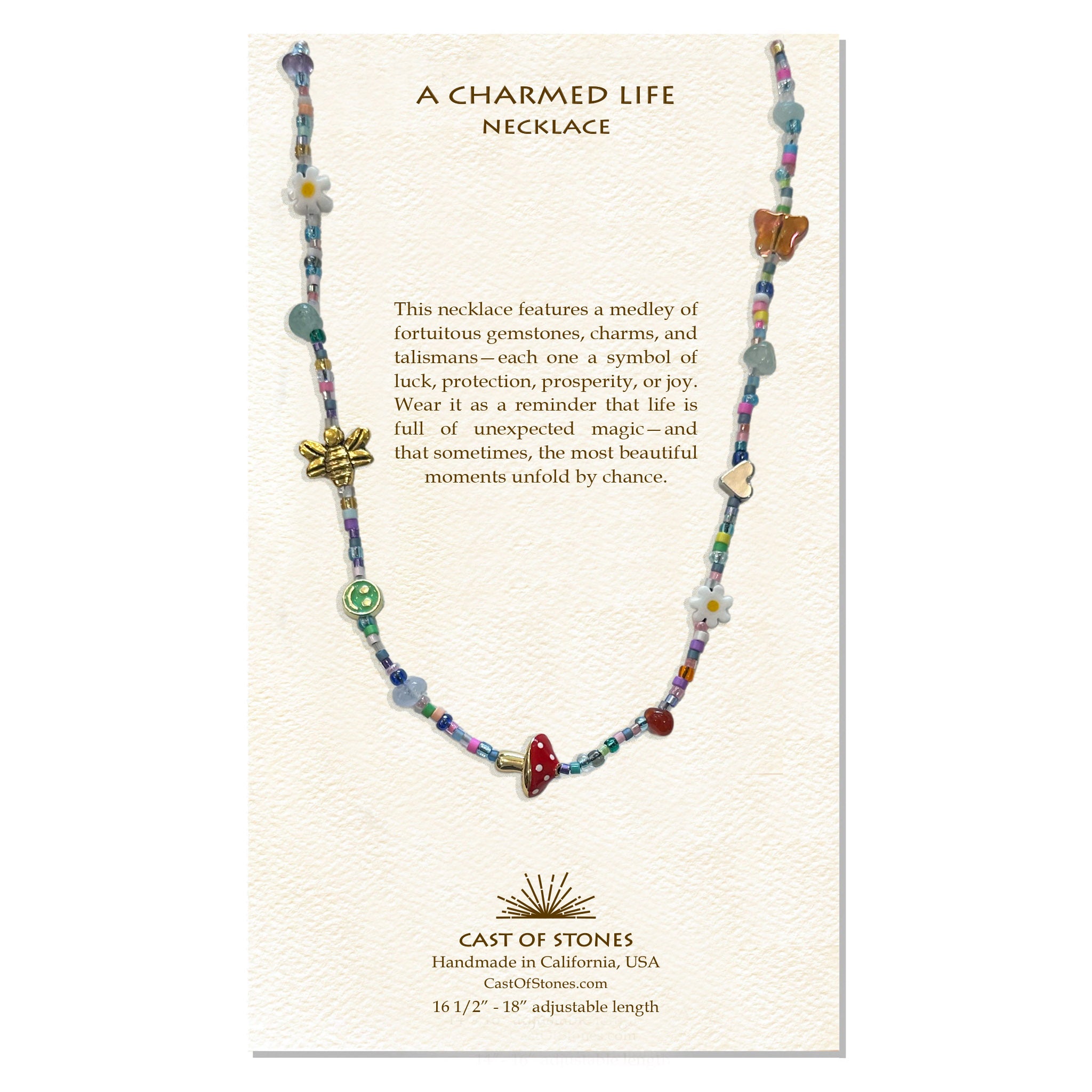 A Charmed Life Necklace - Garden Charm