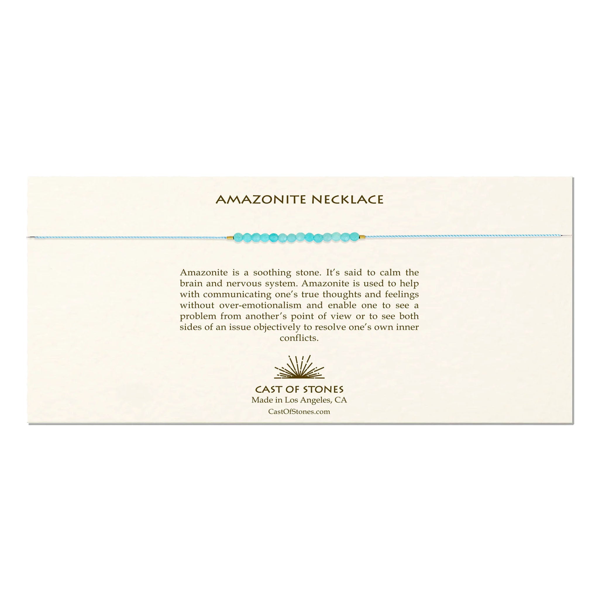 Cast-of-Stones-Amazonite-Gemstone-Necklace-with-Information-Card