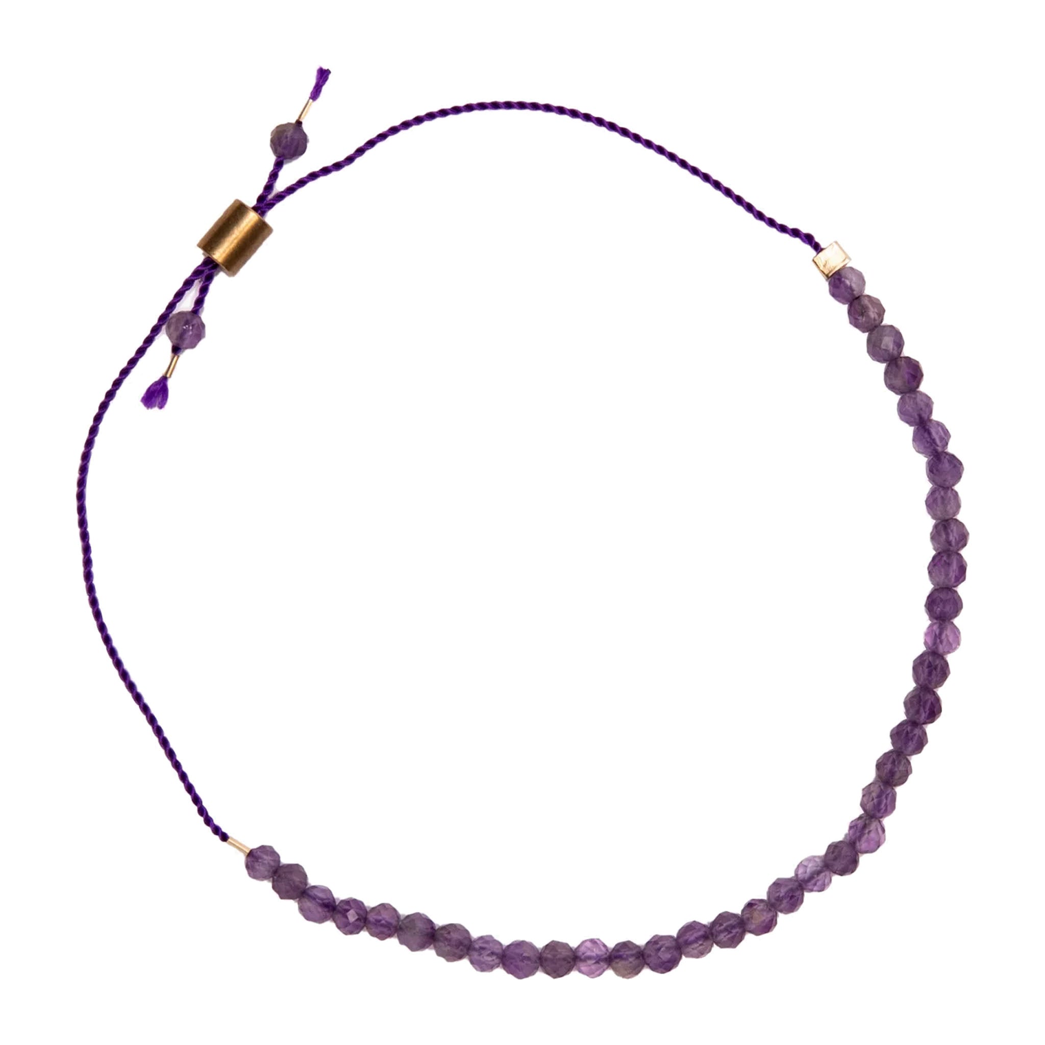 Amethyst Gemstone Bracelet