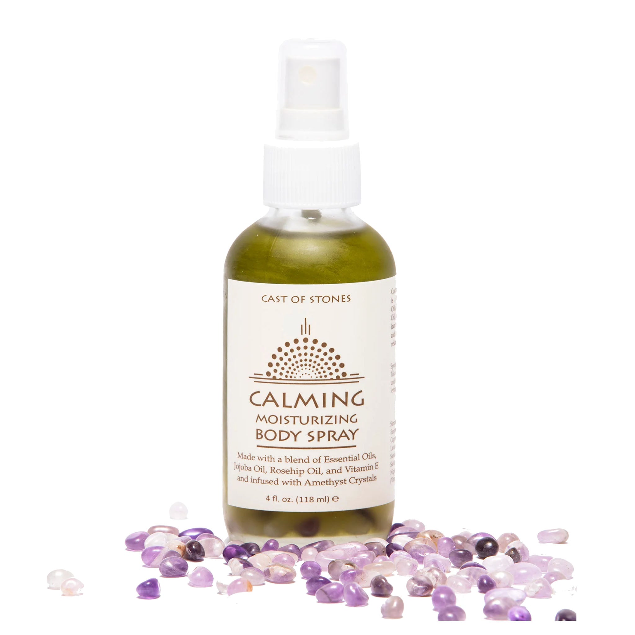 Calming Moisturizing Spray with Amethyst Crystals