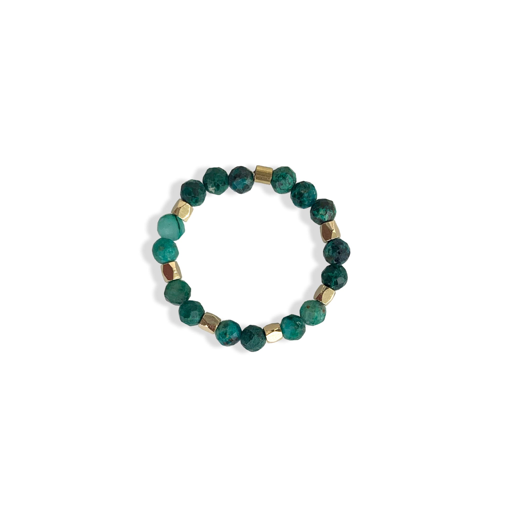 Chrysocolla Gemstone Ring