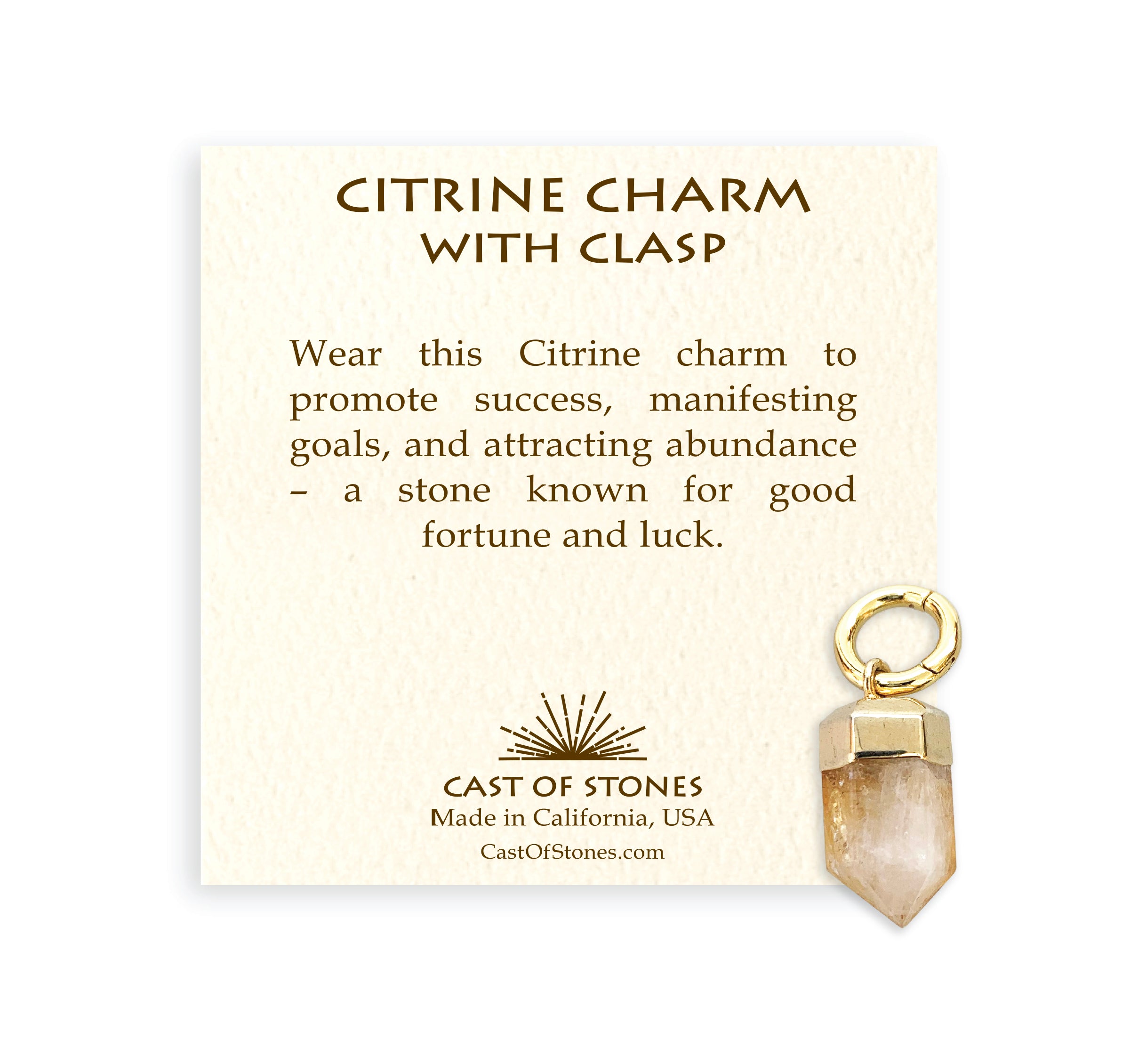 Cast-of-Stones-Citrine-Charm-Clasp-with-Information-Card