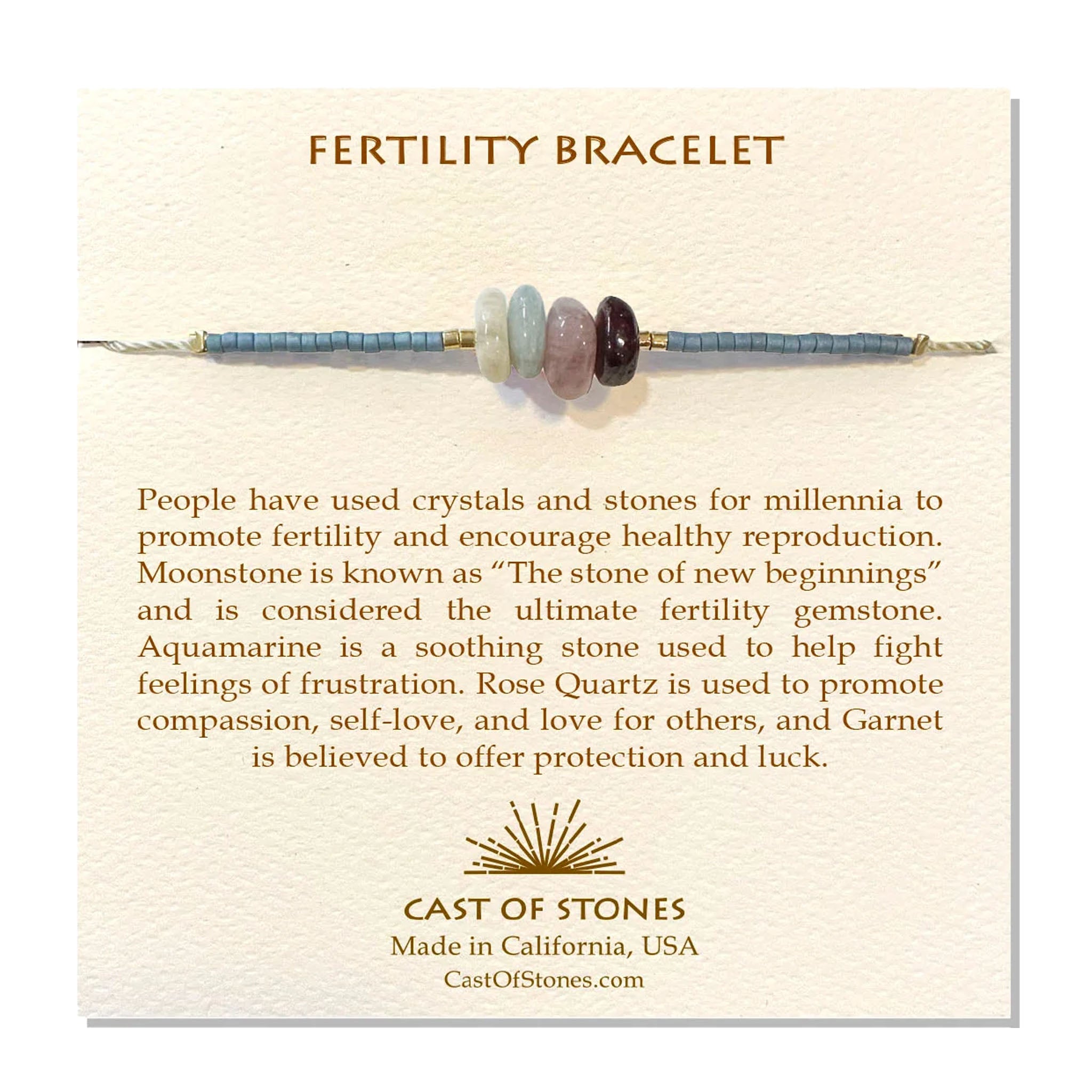 Fertility Gemstone Bracelet