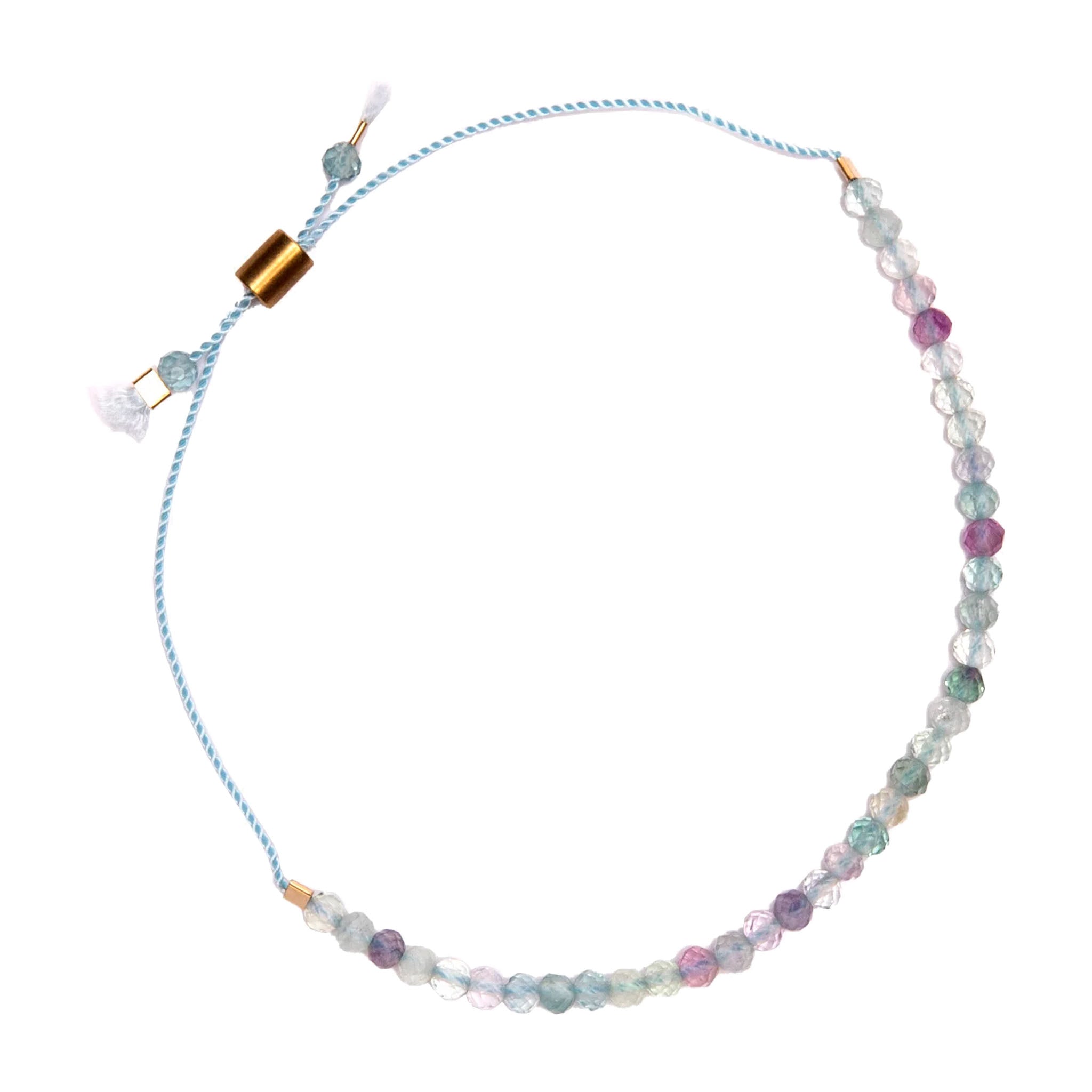 Fluorite Gemstone Bracelet