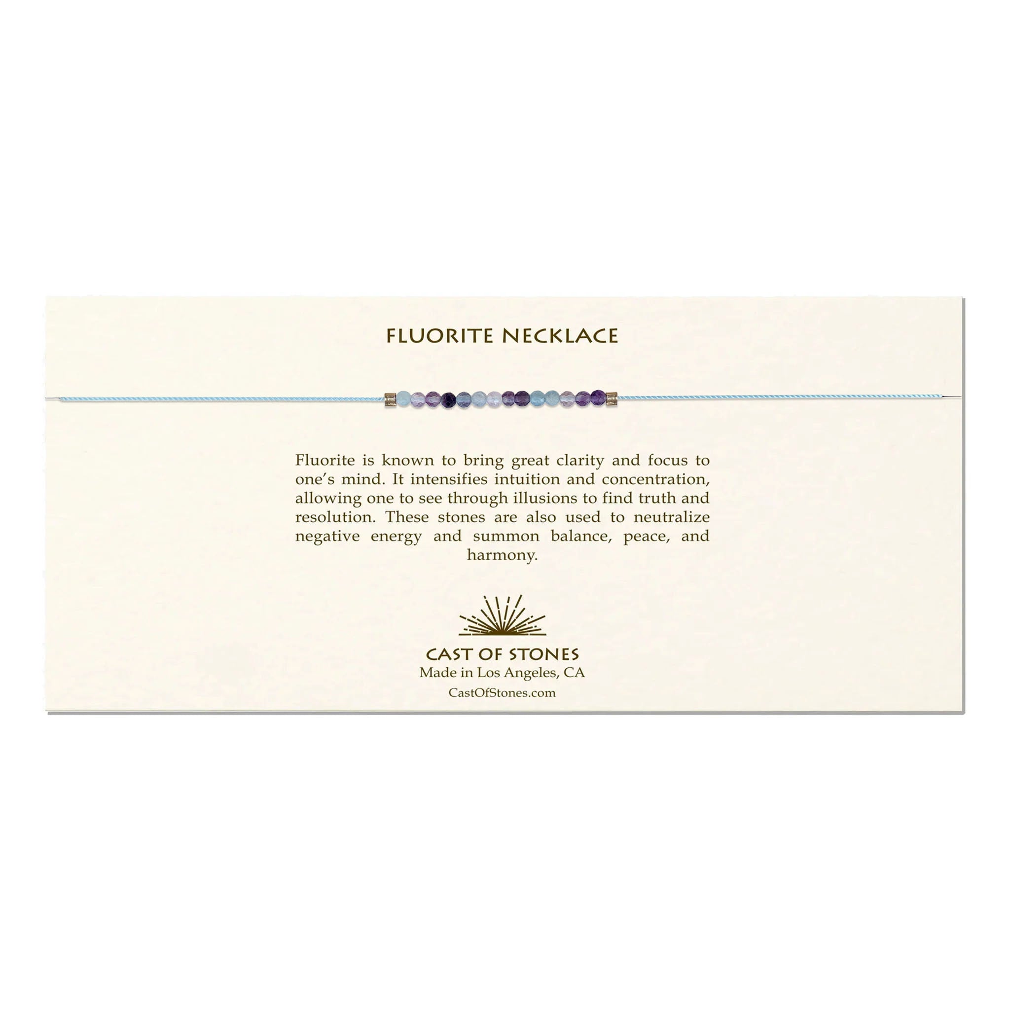 Cast-of-Stones-Fluorite-Gemstone-Necklace-with-Information-Card