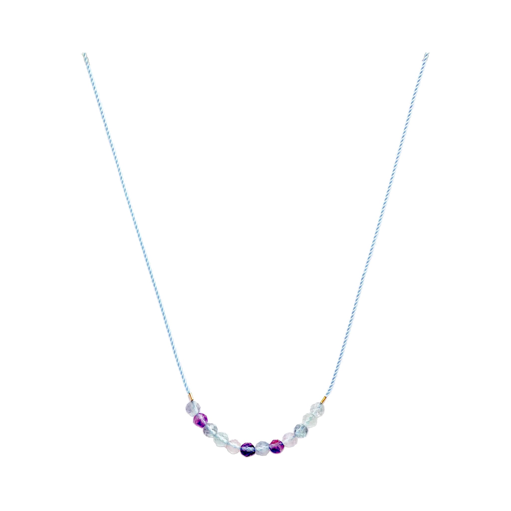 Fluorite Gemstone Necklace