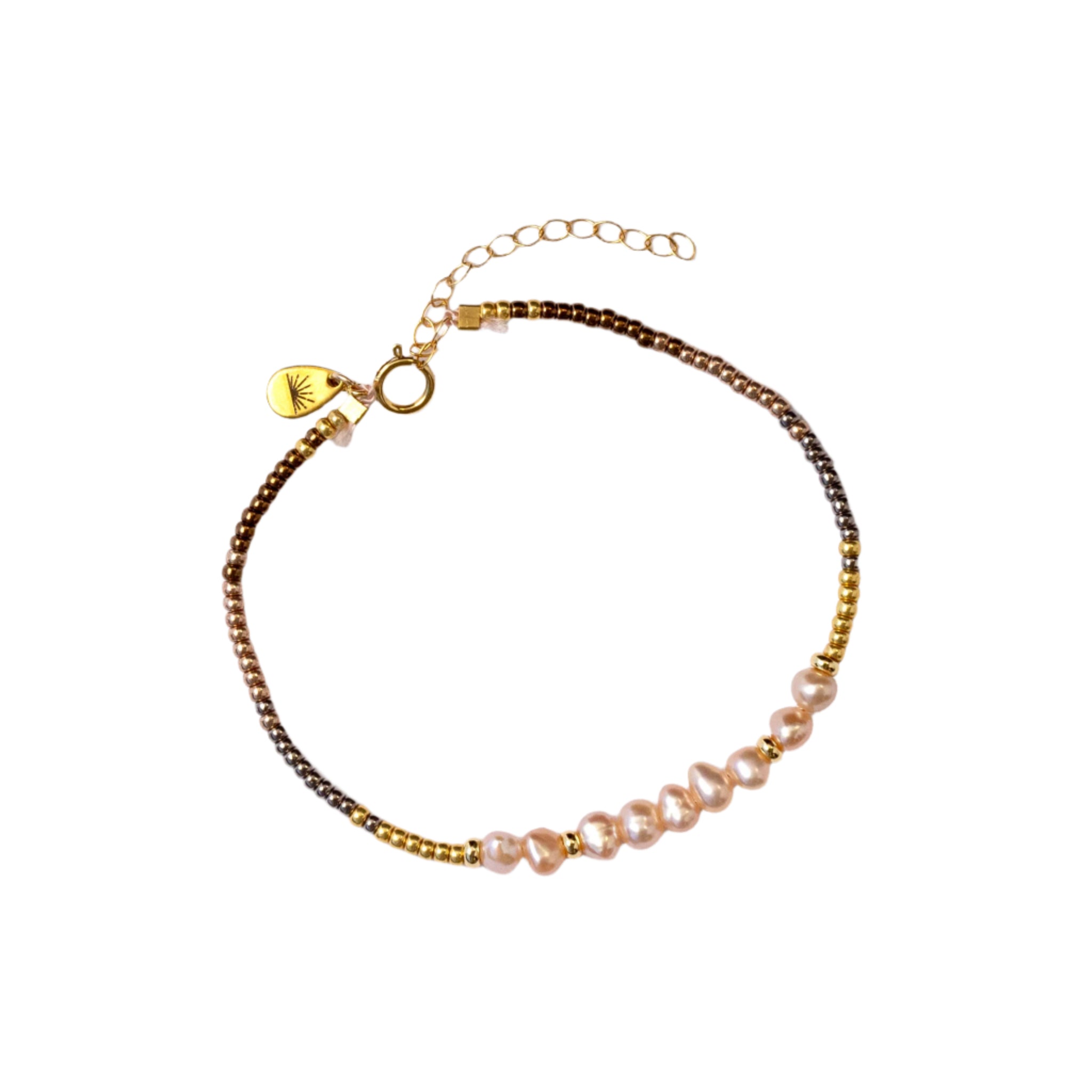 Pink Pearl Demi Bracelet