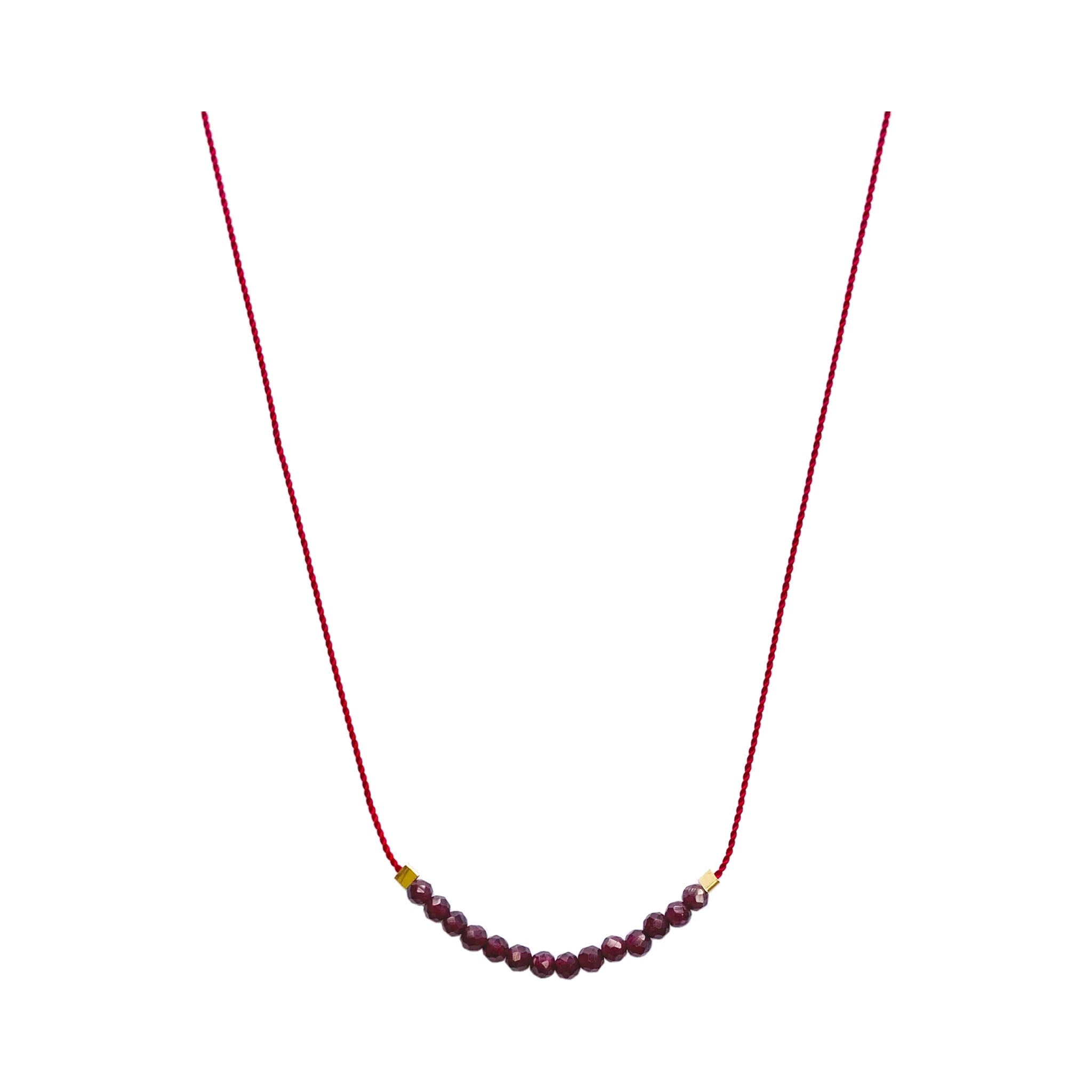 Garnet Gemstone Necklace