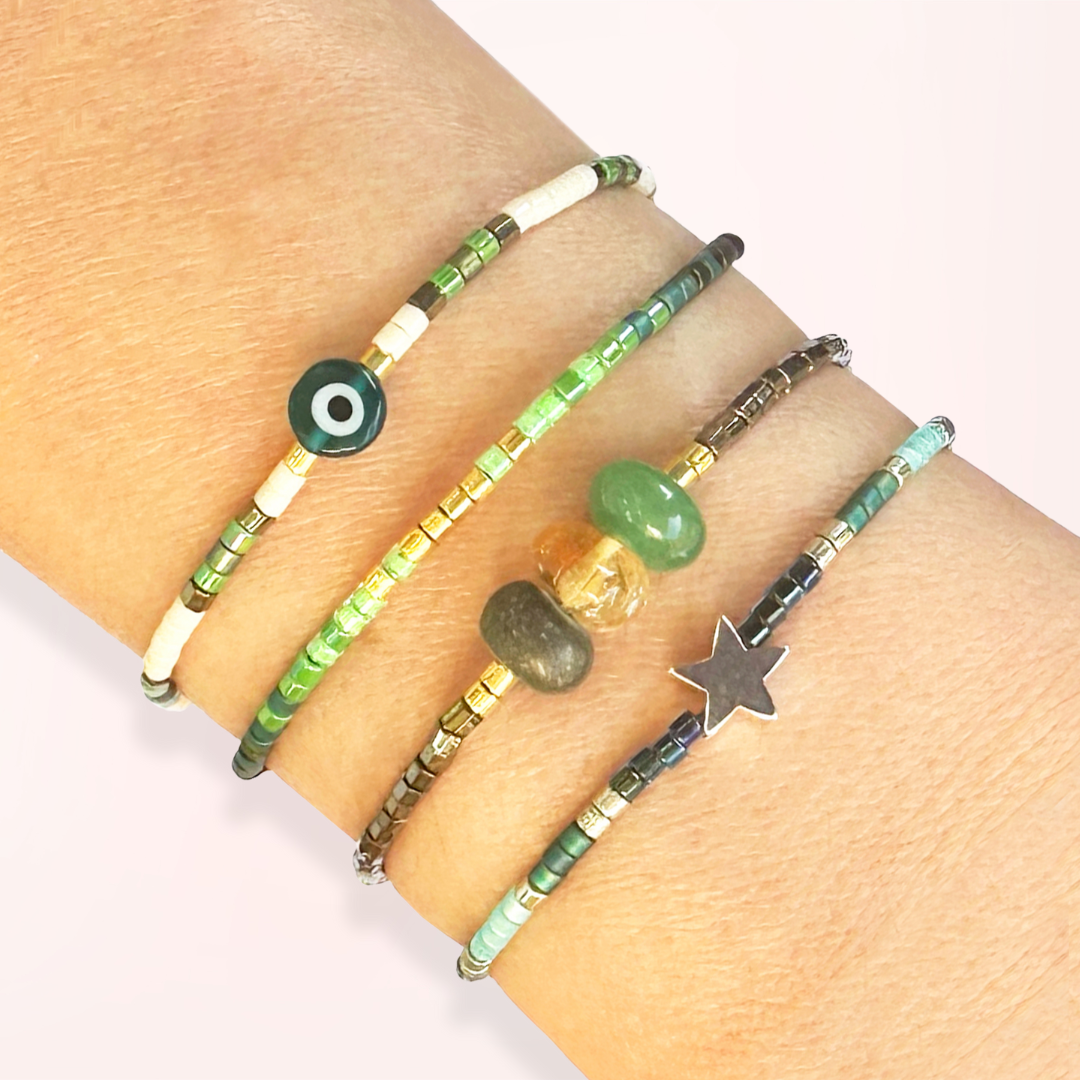 gemstone bracelet lucky beads bracelet