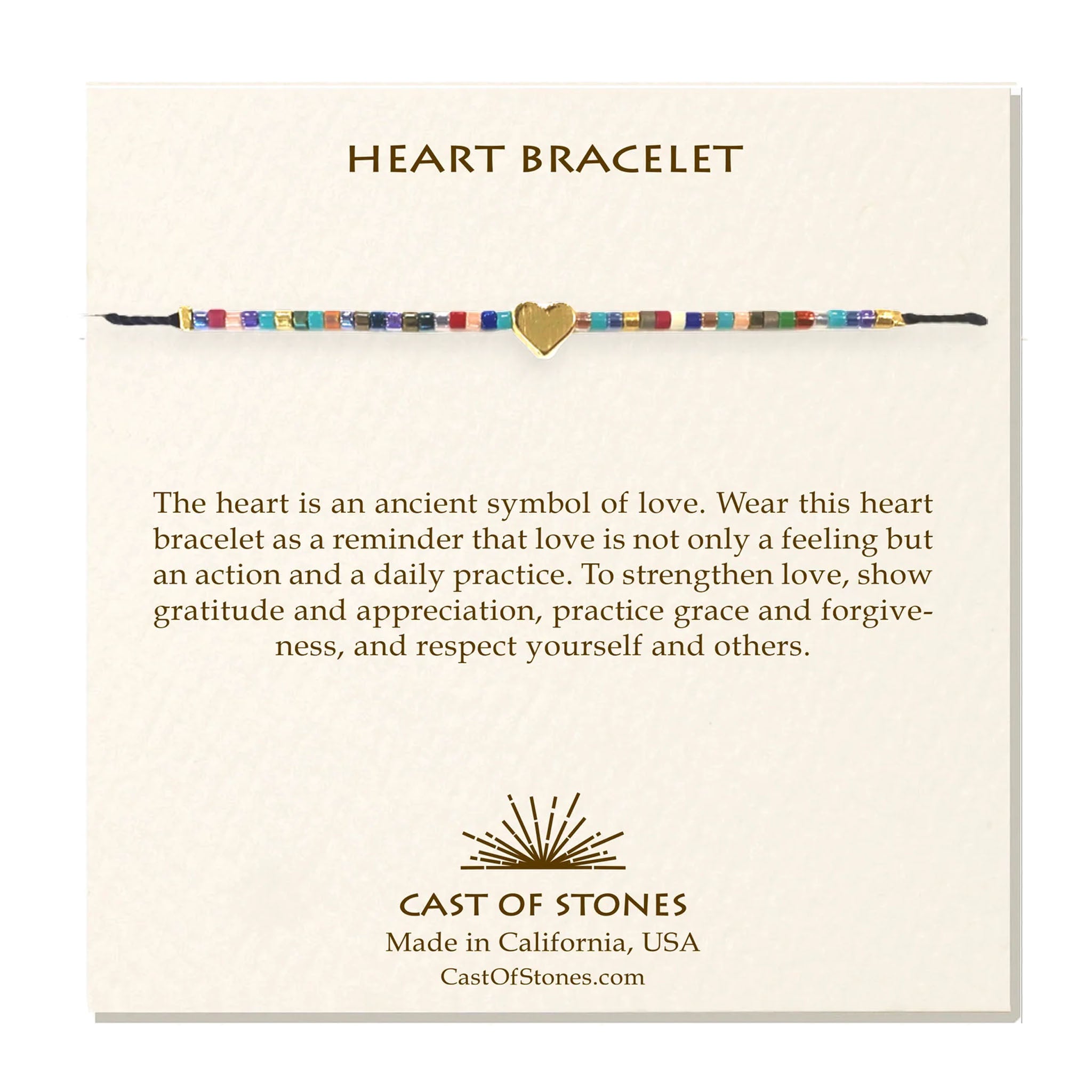 Heart Bracelet - bright