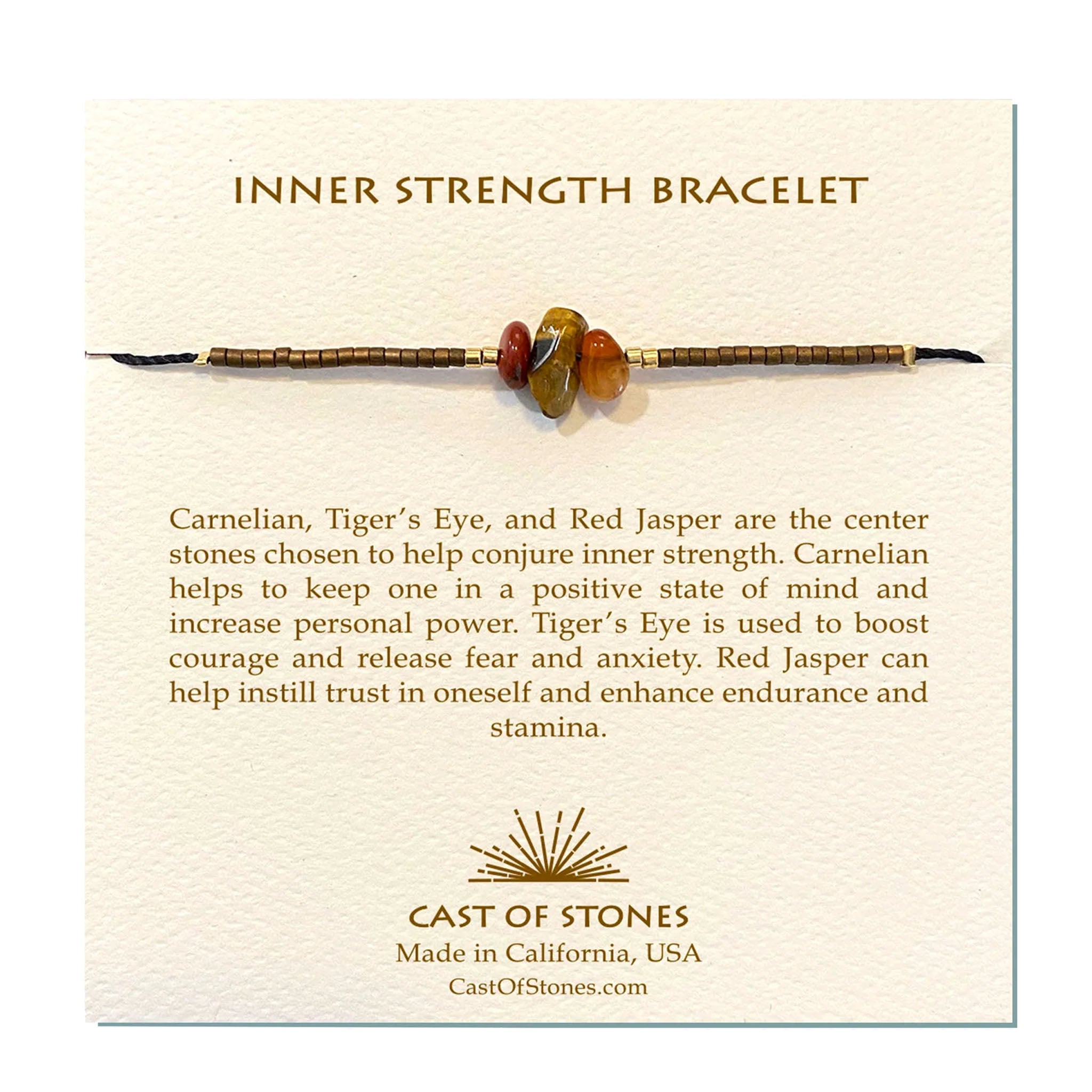 Inner Strength Gemstone Bracelet