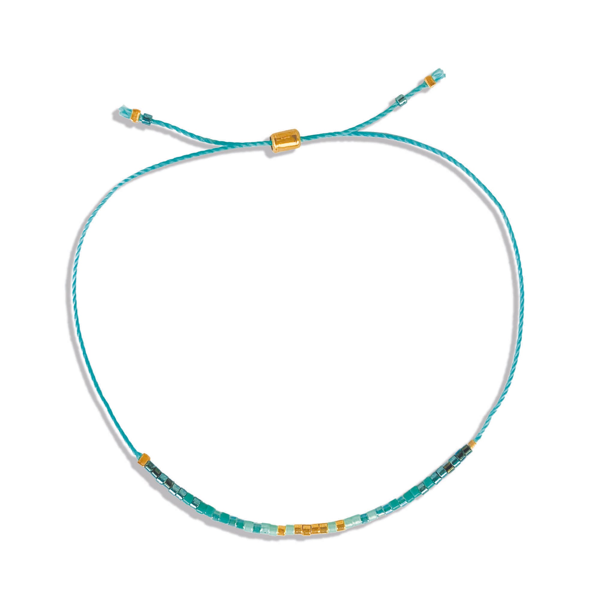 Intention Anklet - Radiant Aqua