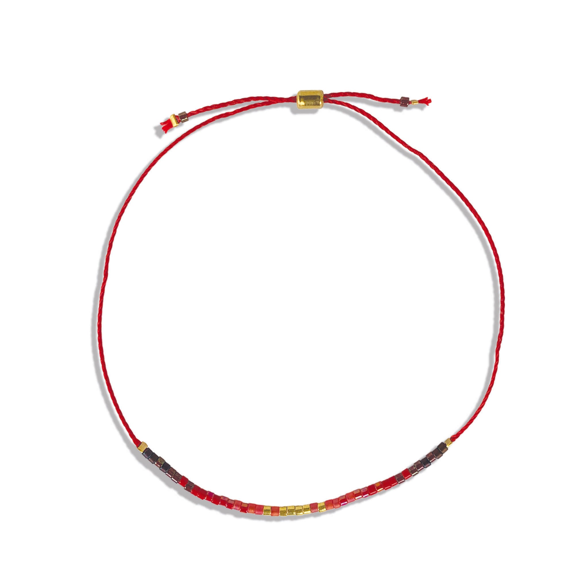 Intention Anklet - Radiant Red