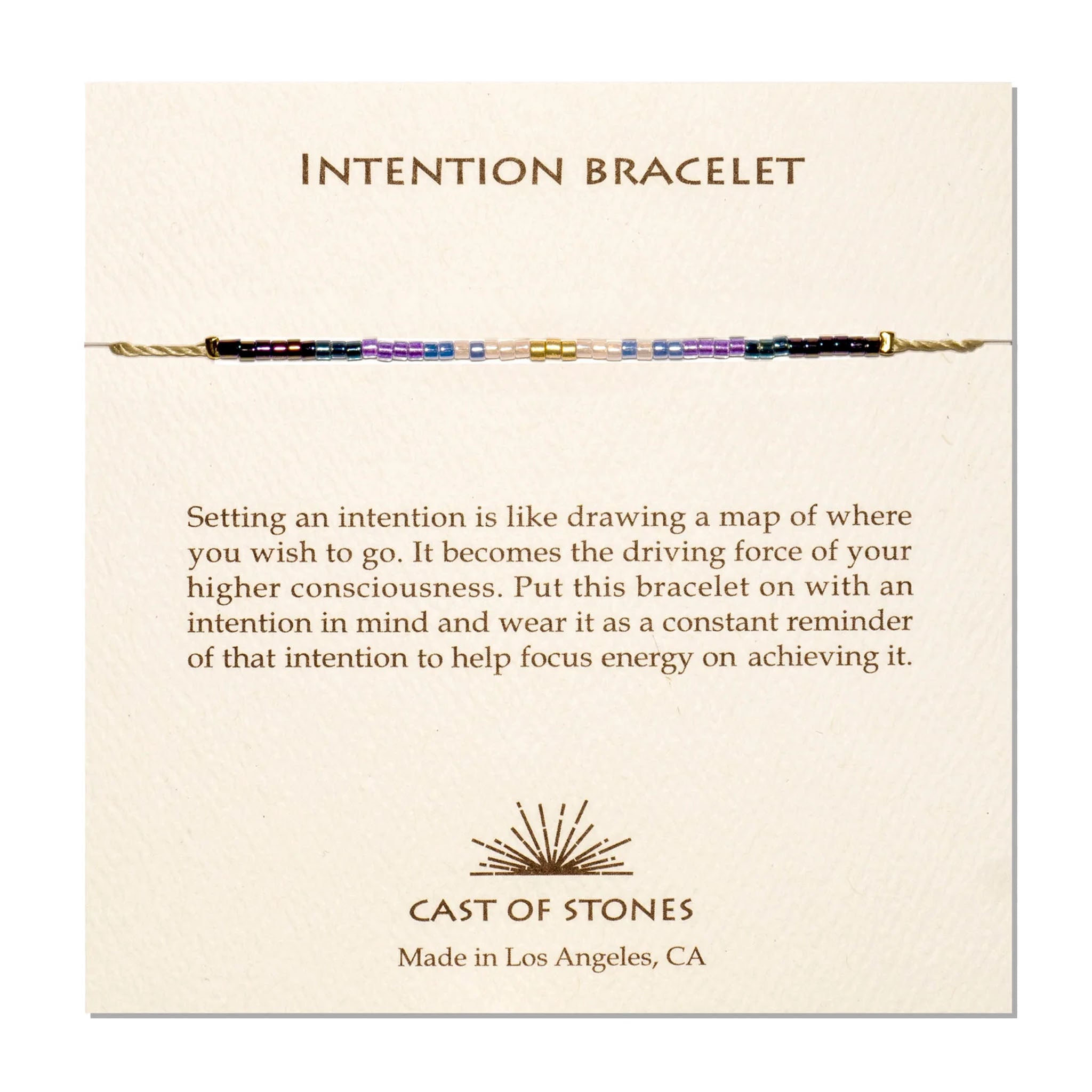 Intention Bracelet - Cool Ombre