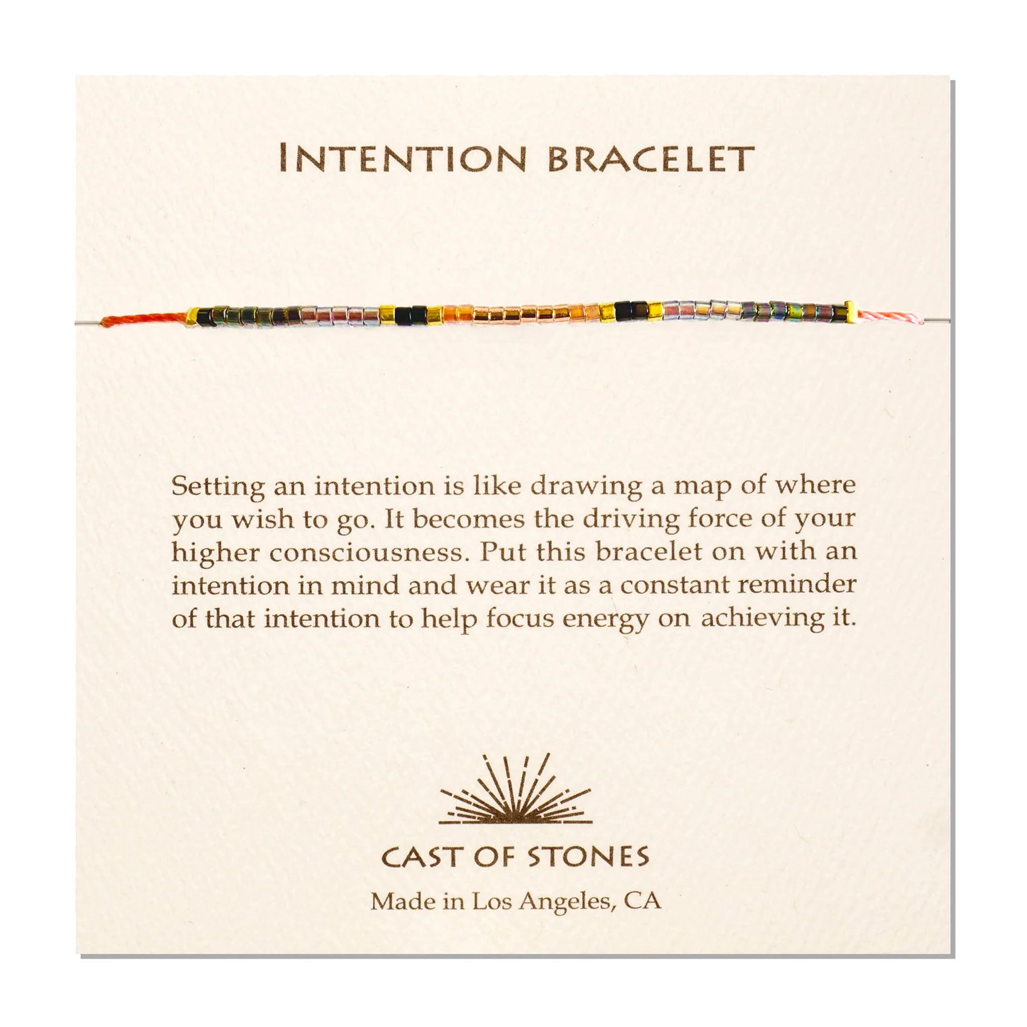 Intention Bracelet - Pink Champagne