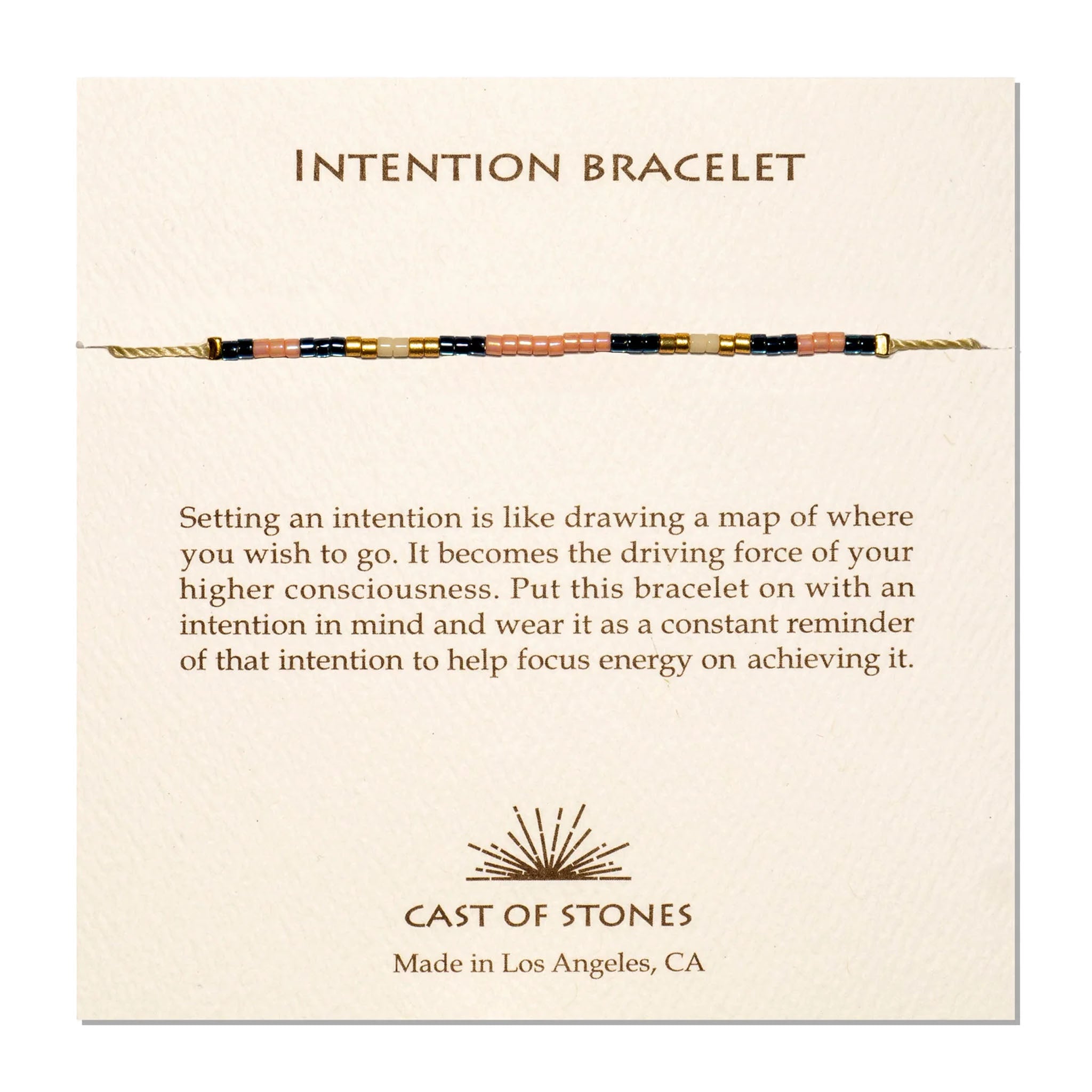 Intention Bracelet - Sweet Peach