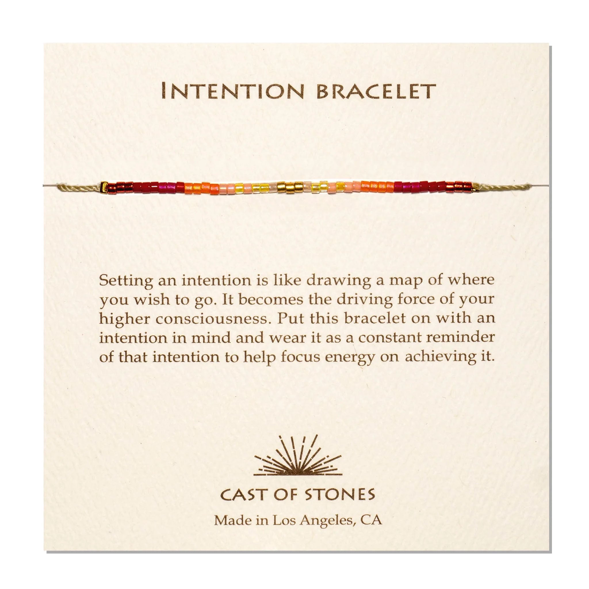 Intention Bracelet - Warm Ombre