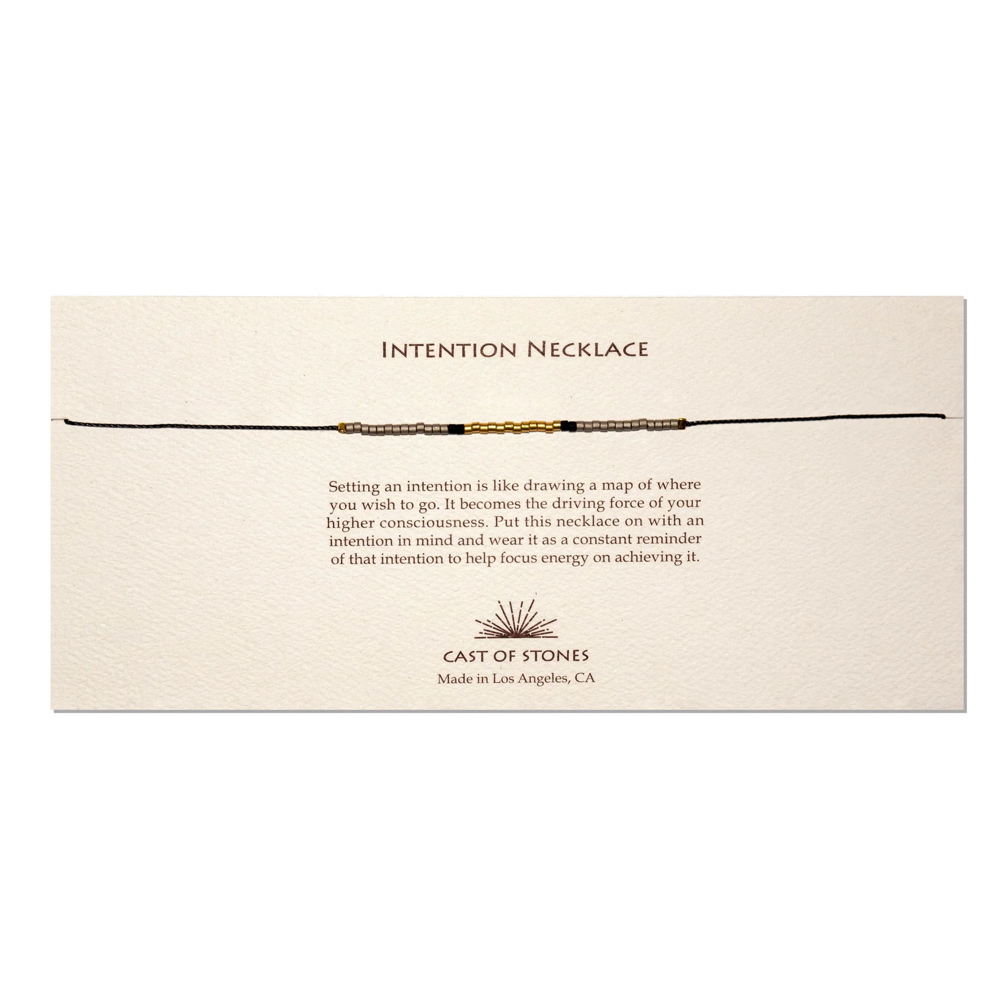 Intention Necklace - Gold/Silver