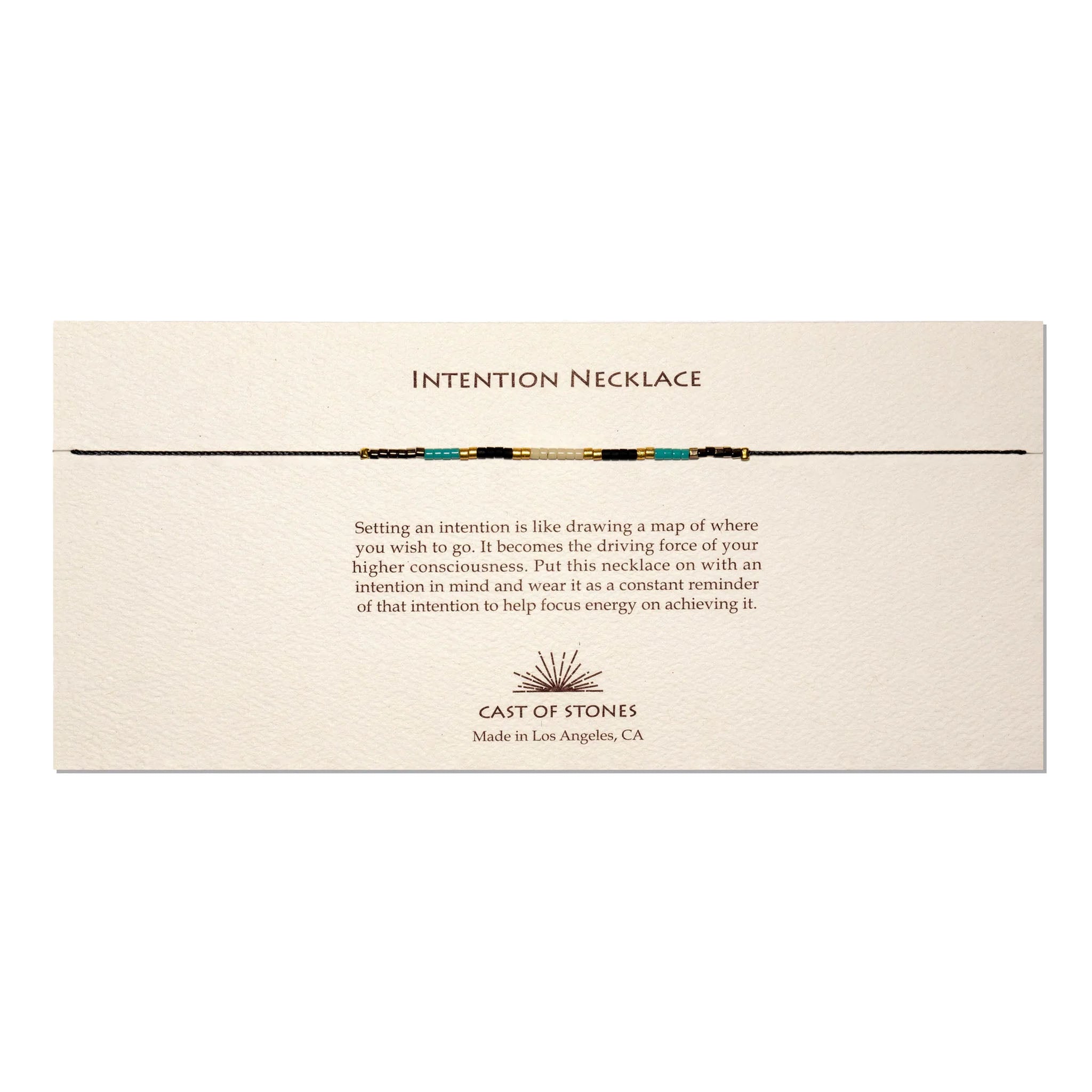 Intention Necklace- Indian Summer