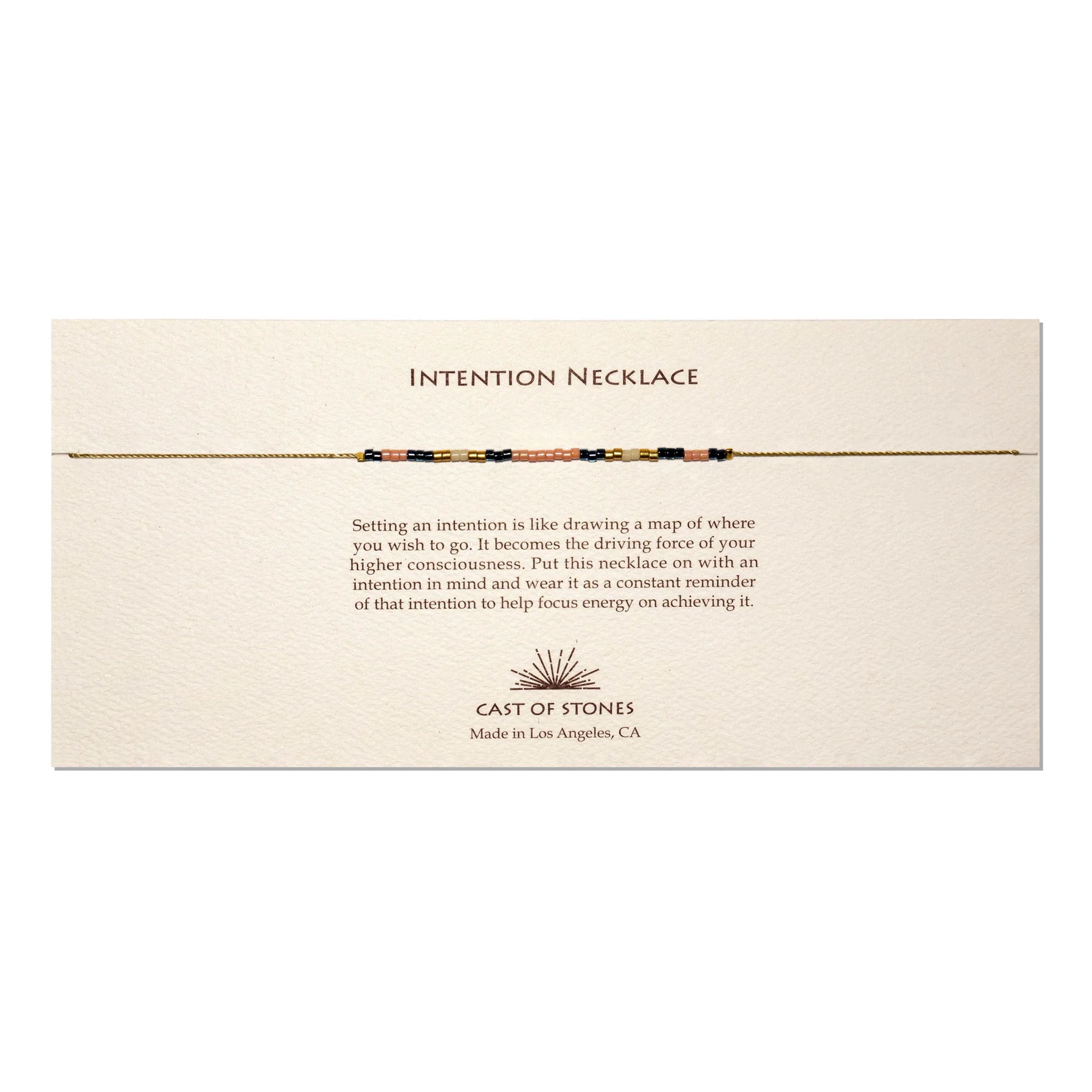 Intention Necklace - Sweet Peach