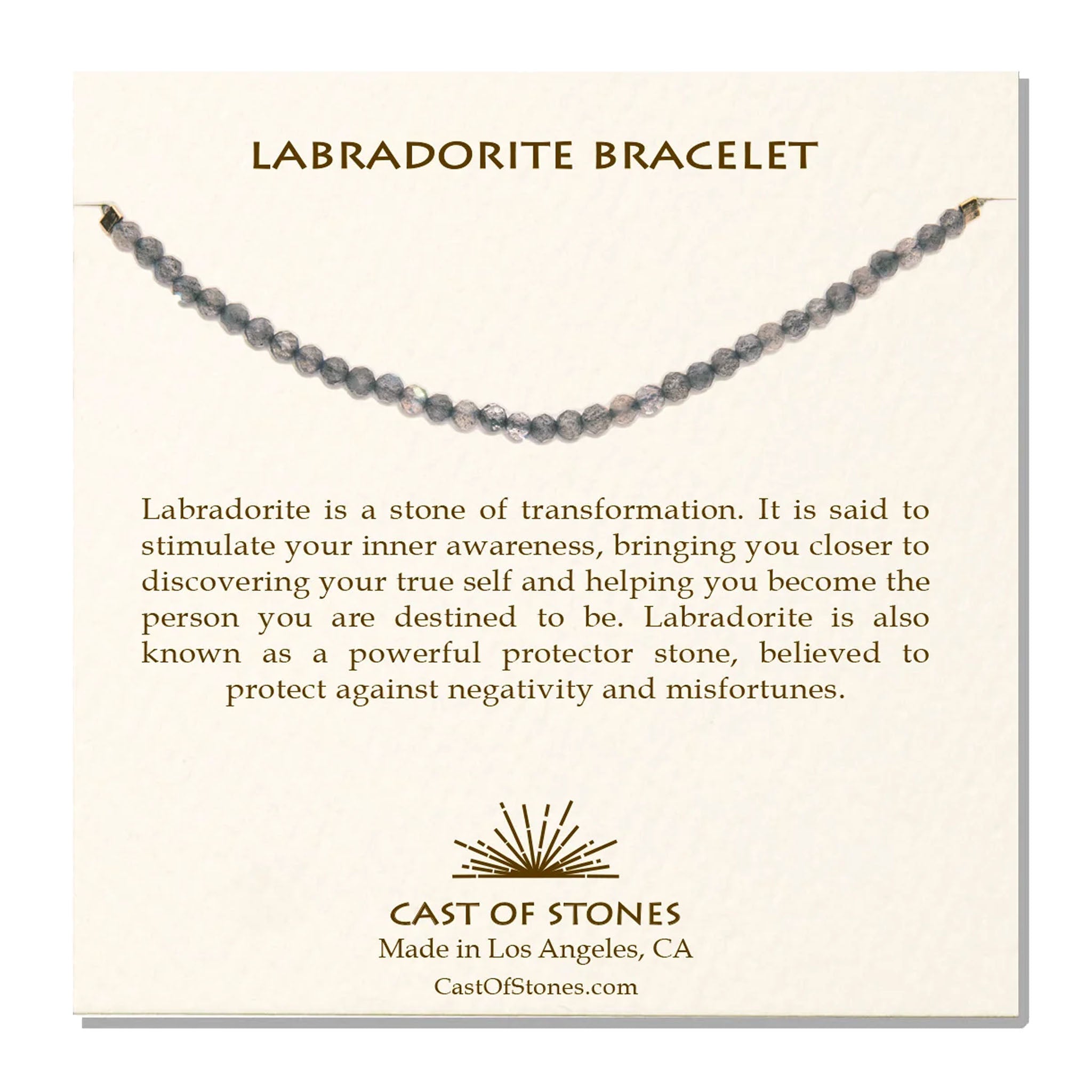 Labradorite Gemstone Bracelet
