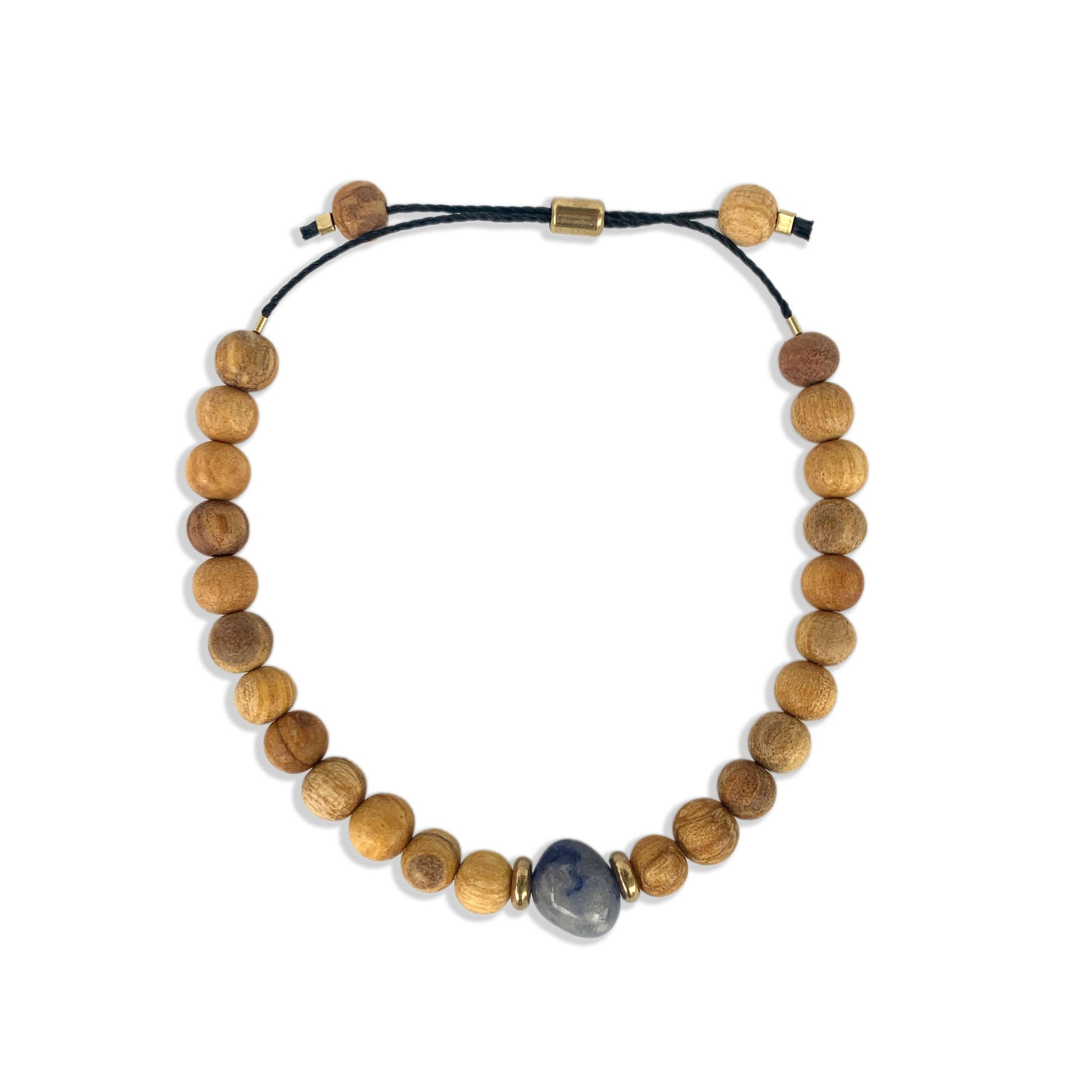 Men's Sodalite & Palo Santo Bracelet