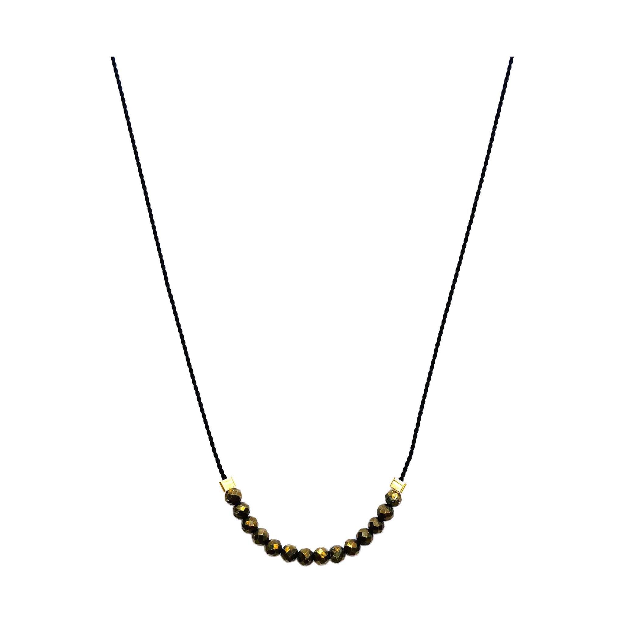 Pyrite Gemstone Necklace