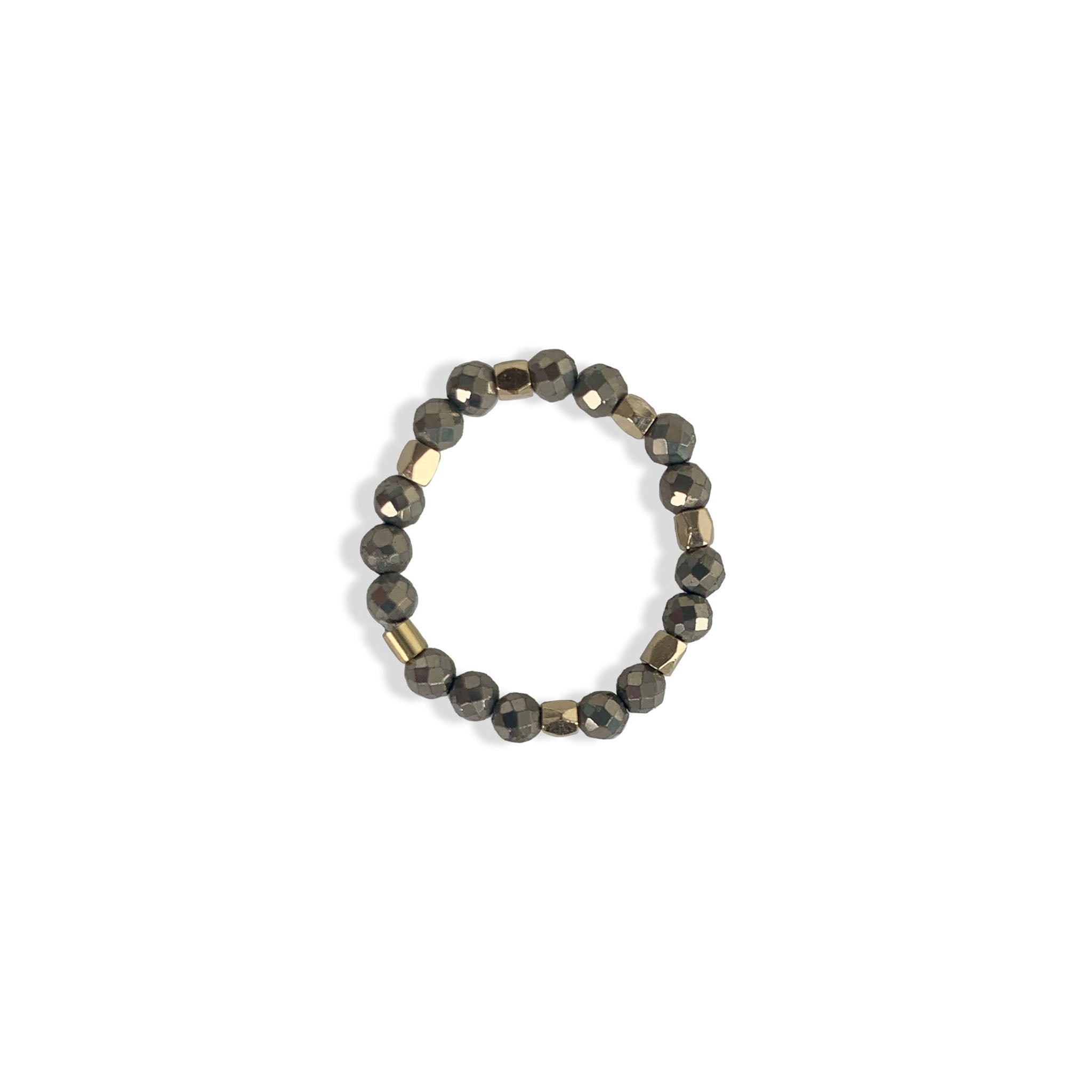 Pyrite Gemstone Ring