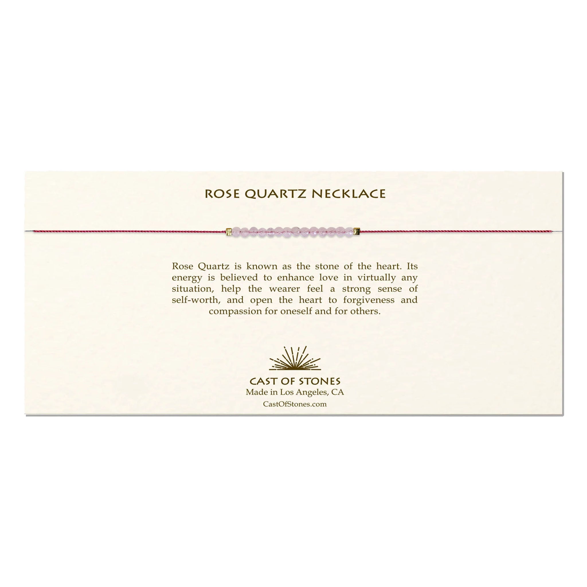 Cast-of-Stones-Rose-Quartz-Gemstone-Necklace-with-Information-Card