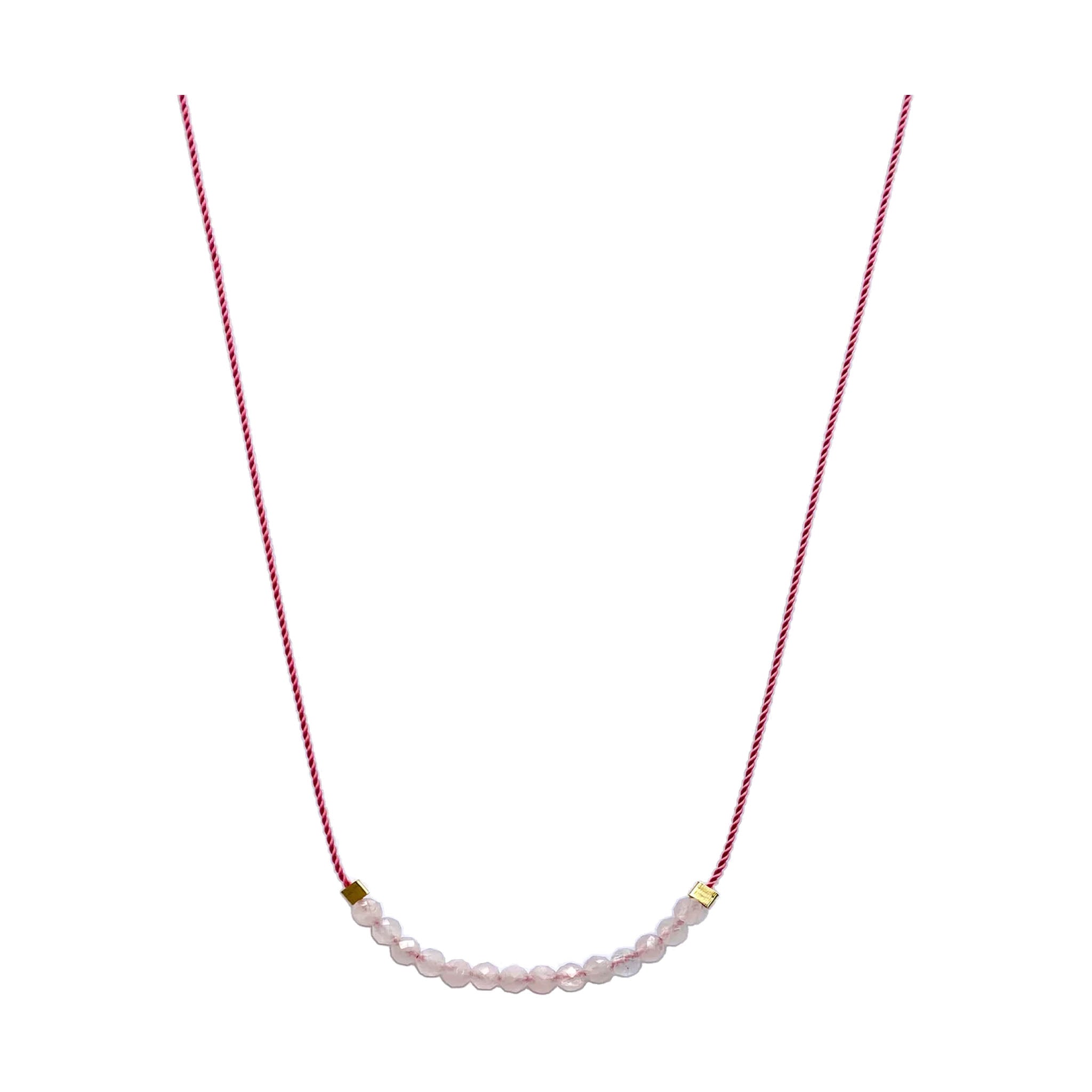Rose Quartz Gemstone Necklace