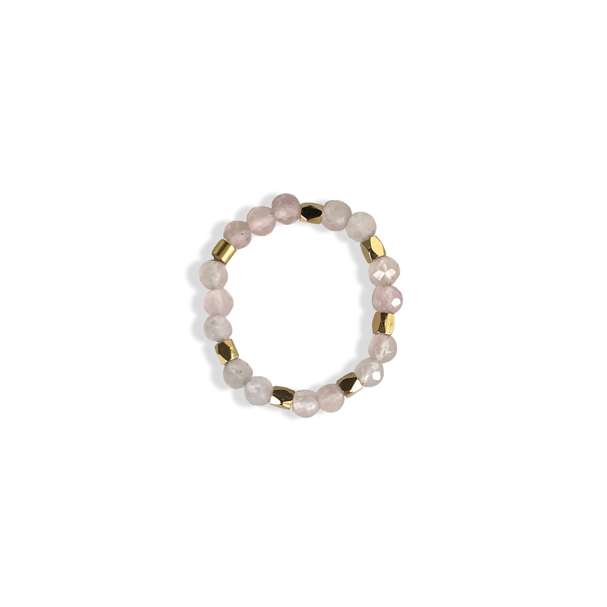 Rose Quartz Gemstone Ring