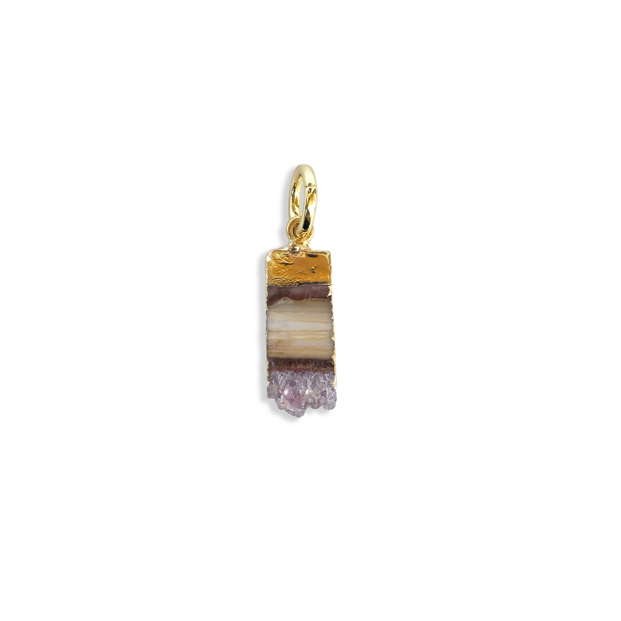 Stalactite Slice Pendant Charm