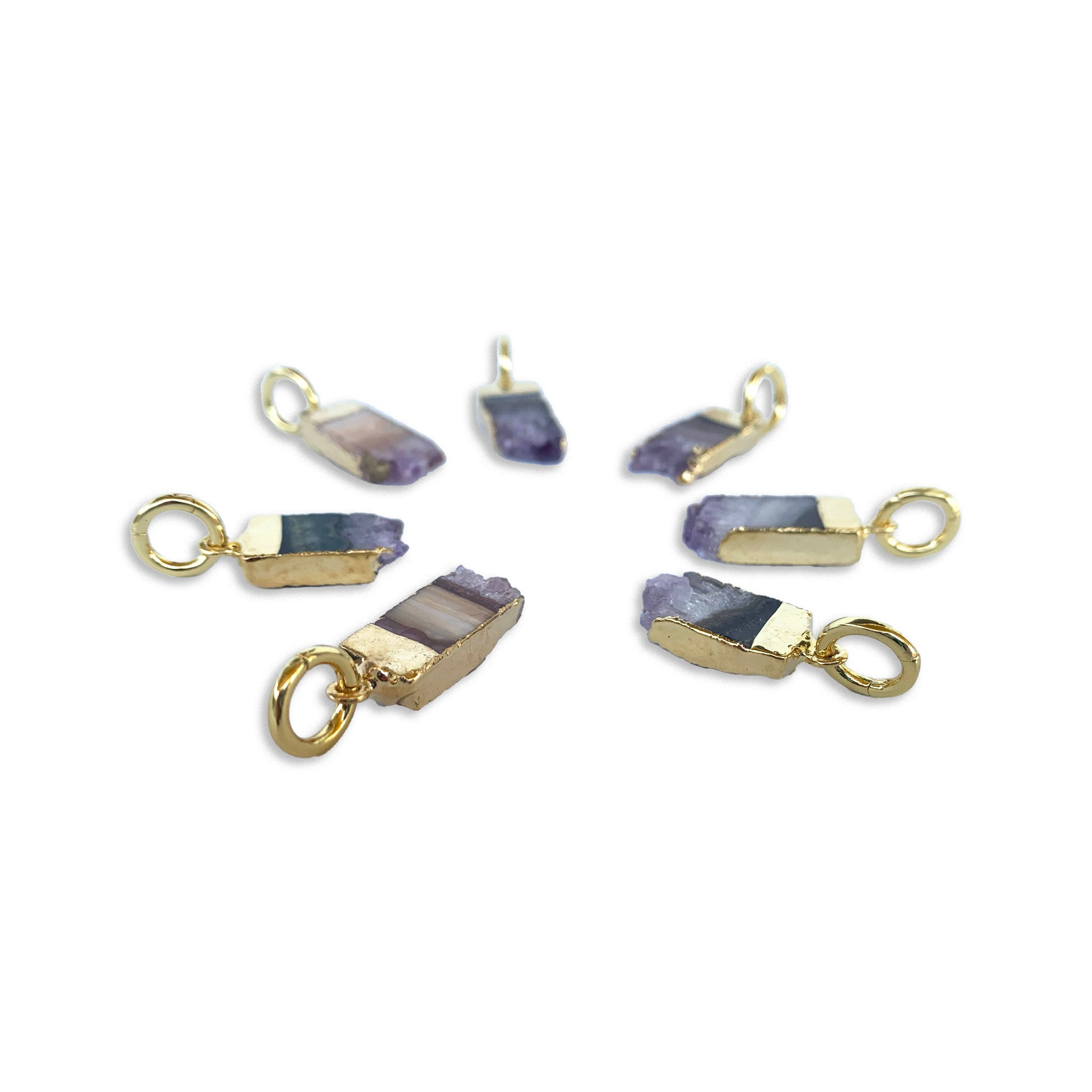 Stalactite Slice Pendant Charm