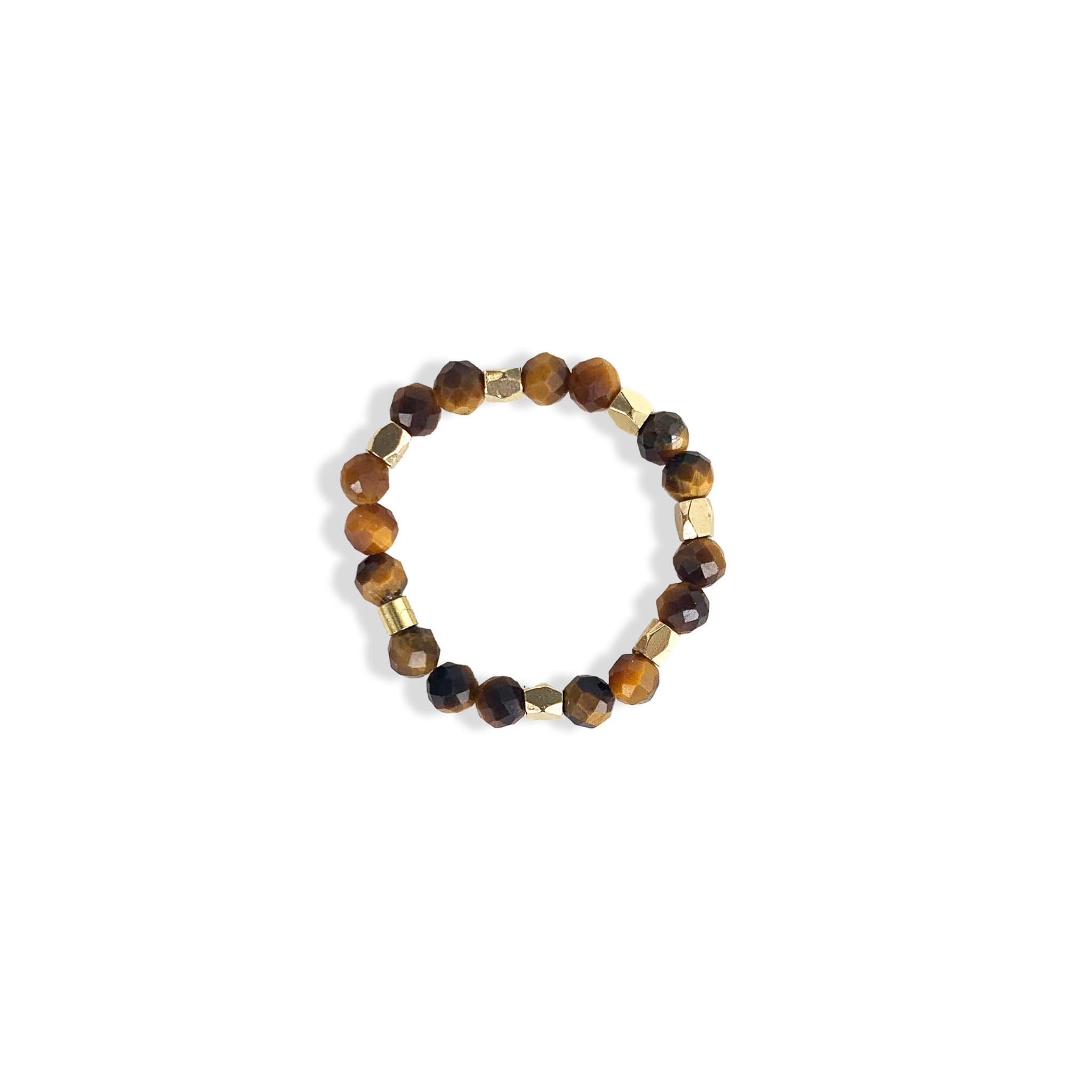 Tiger's Eye Gemstone Ring