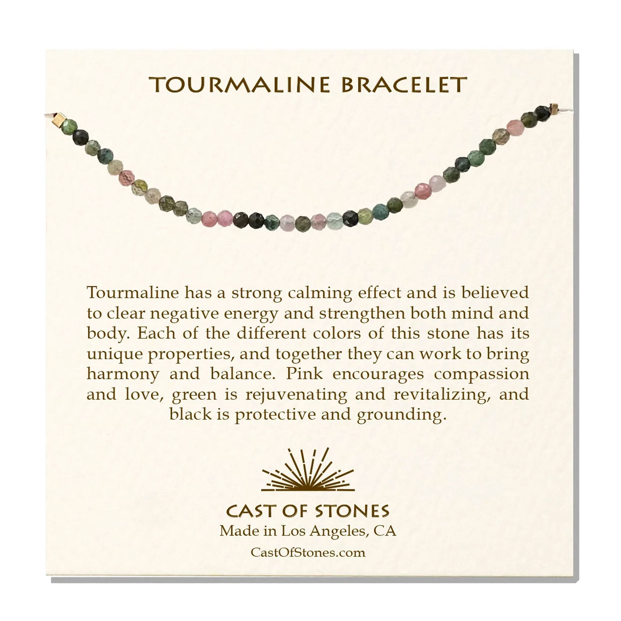 Tourmaline Gemstone Bracelet