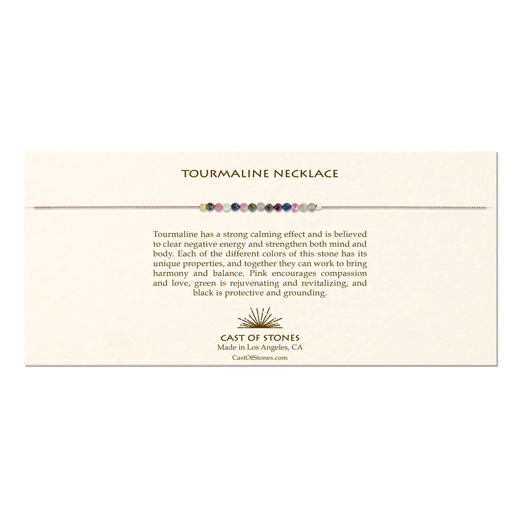Cast-of-Stones-Tourmaline-Gemstone-Necklace-with-Information-Card