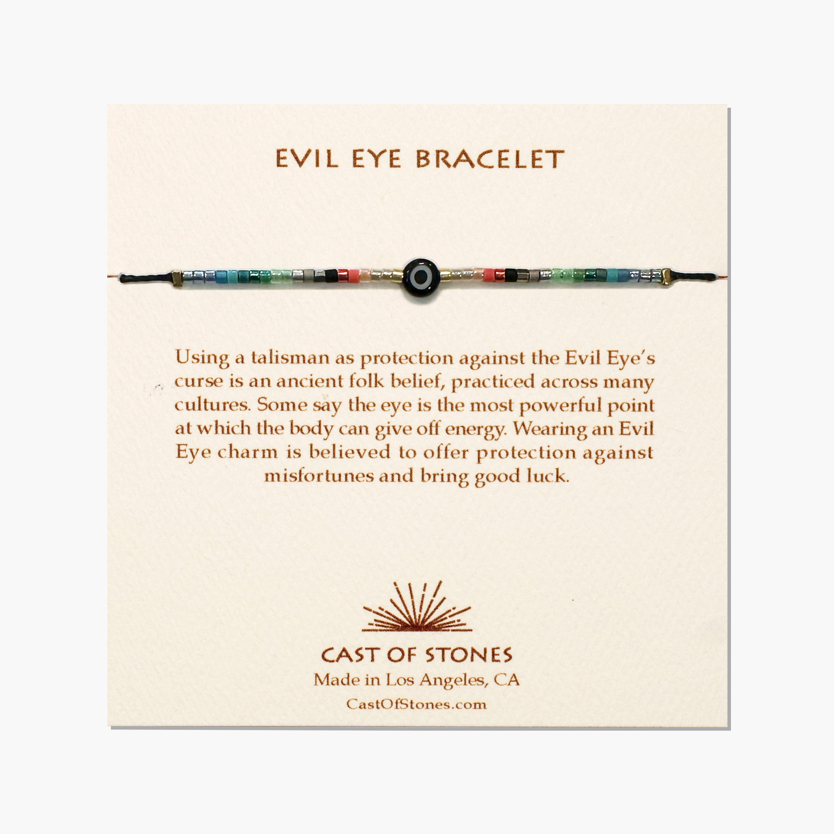 Evil Eye Bracelet - Sunset Beach