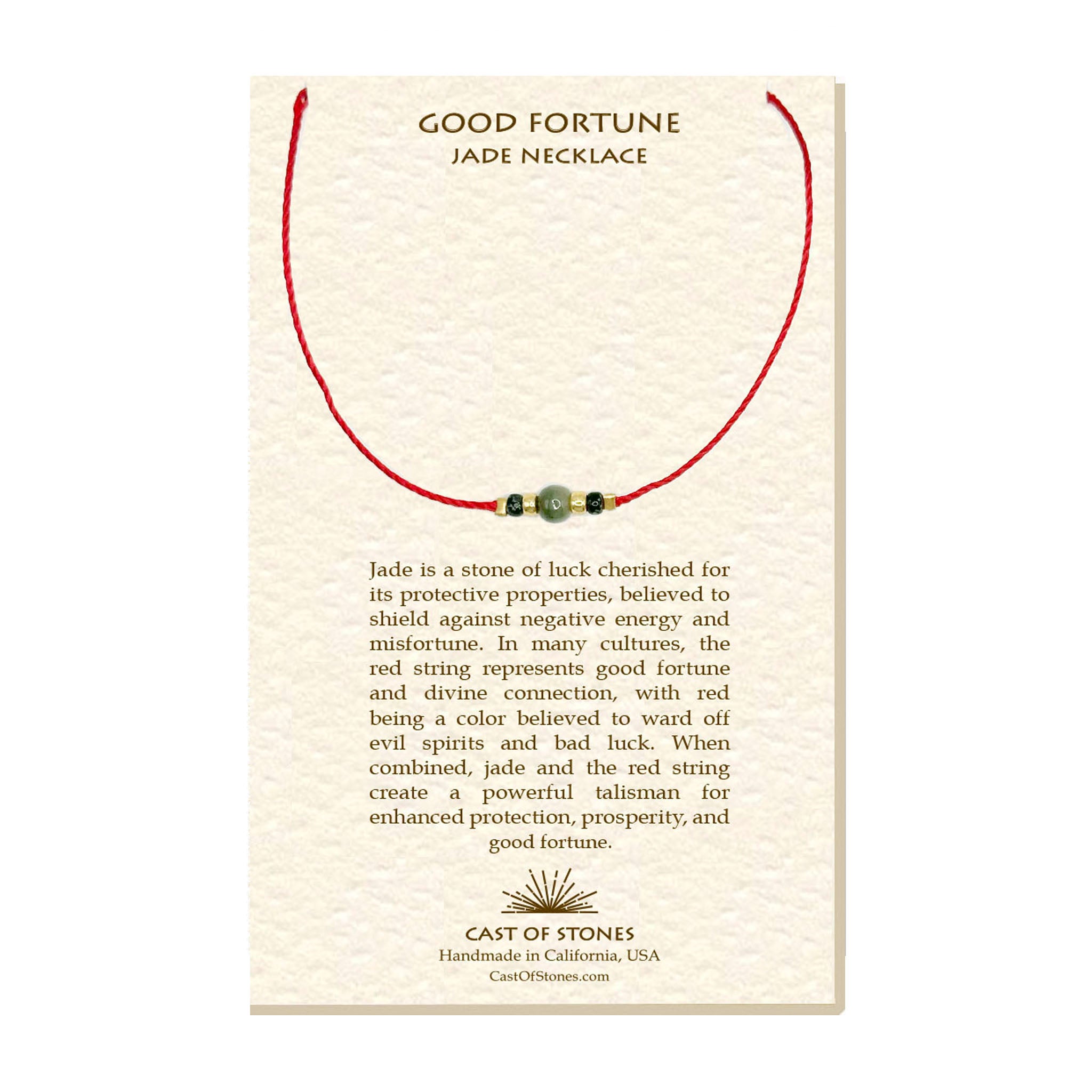 Good Fortune - Jade Necklace
