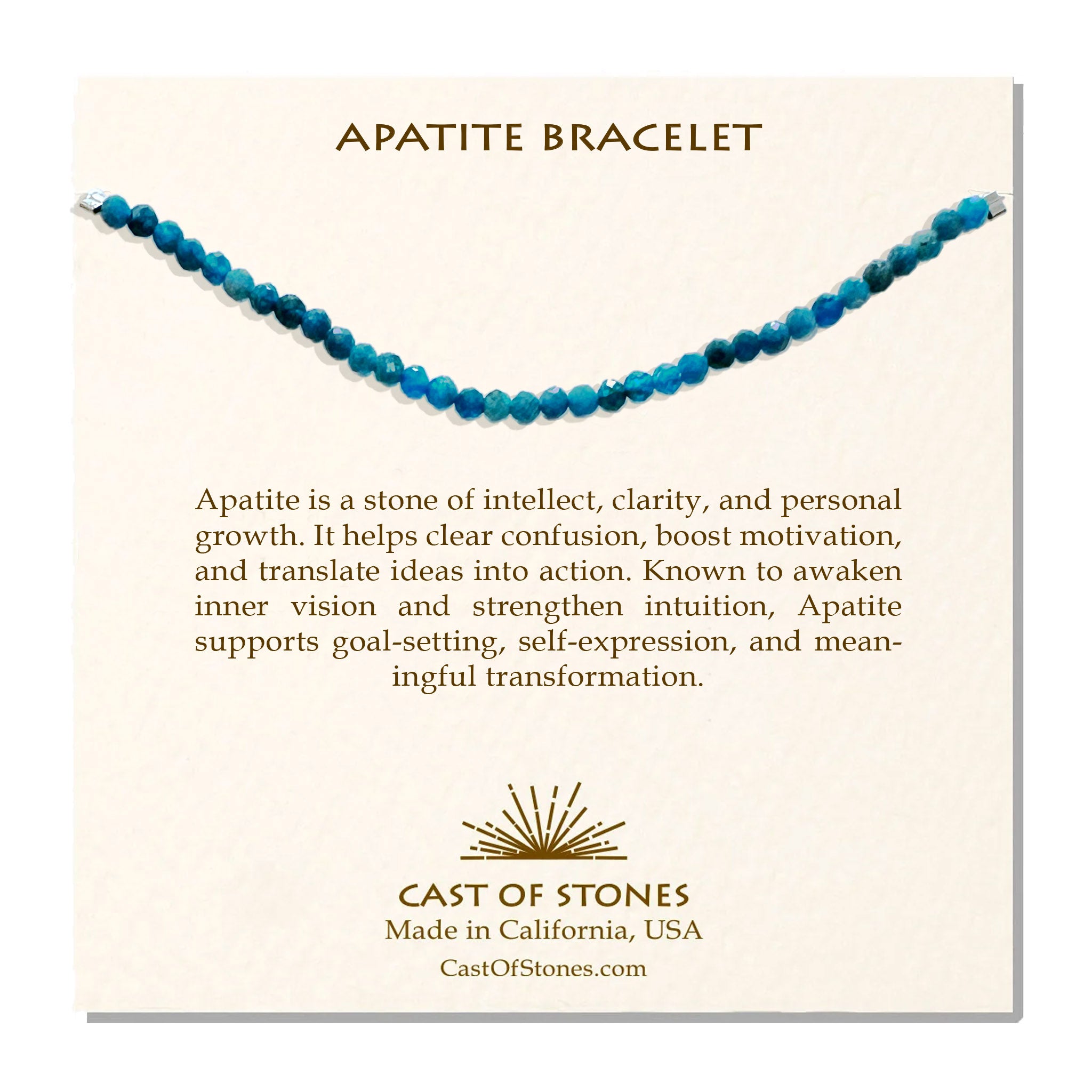 Apatite Gemstone Bracelet
