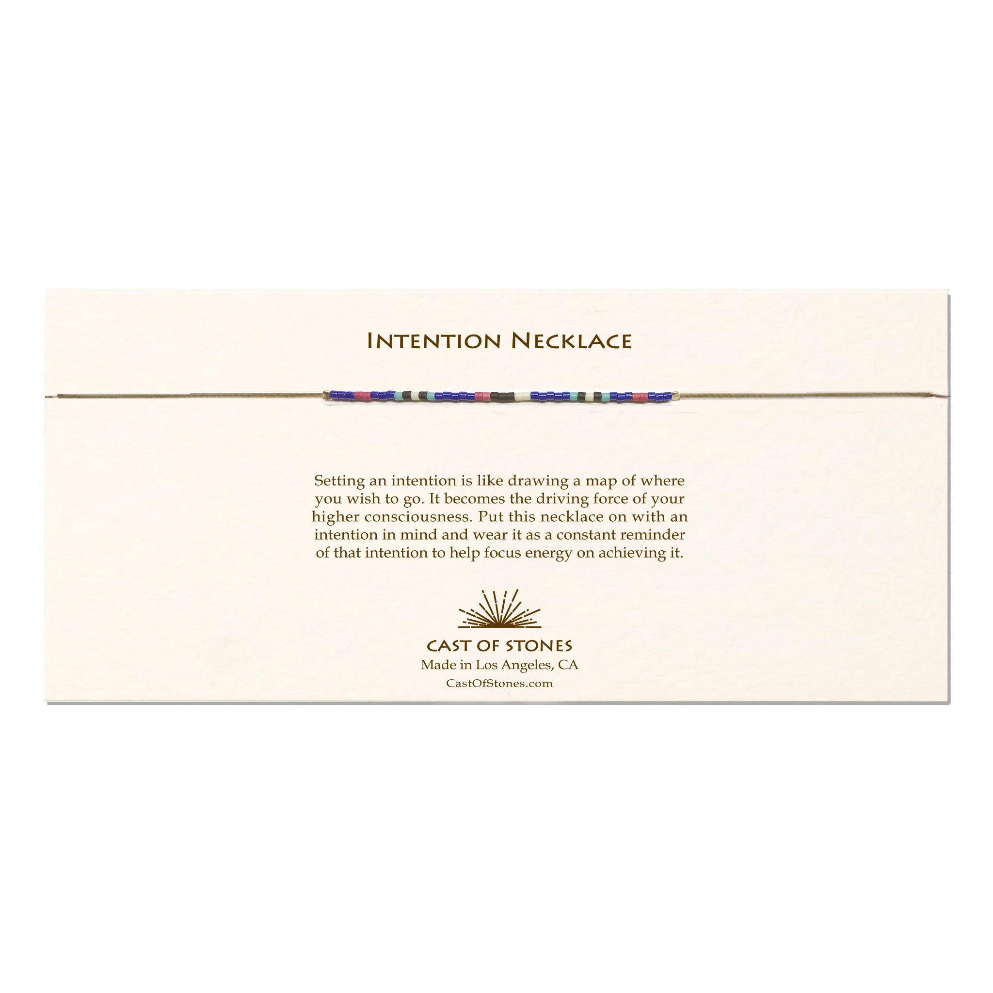 Intention Necklace - Bright Tribal