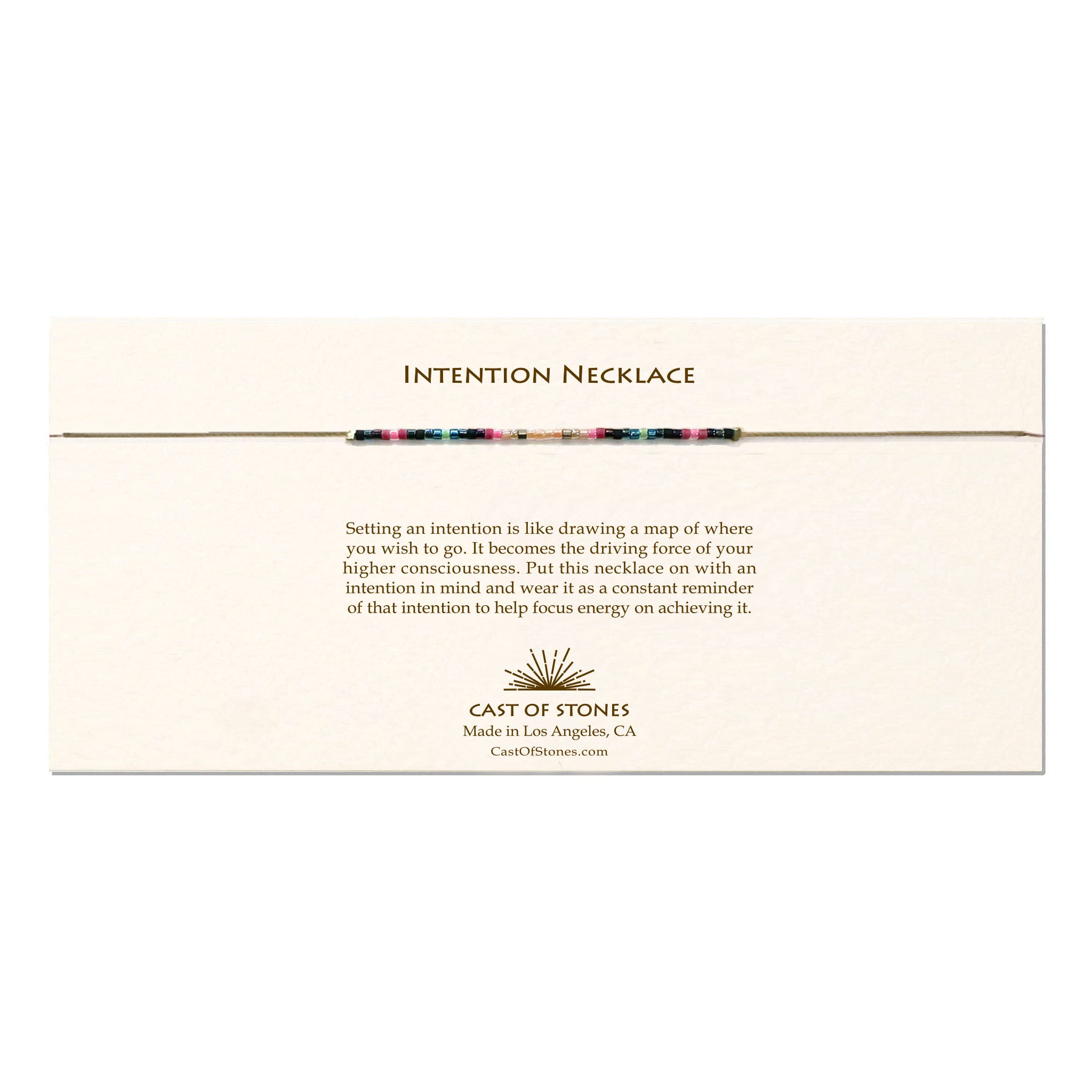 Intention Necklace - Paradise Cove