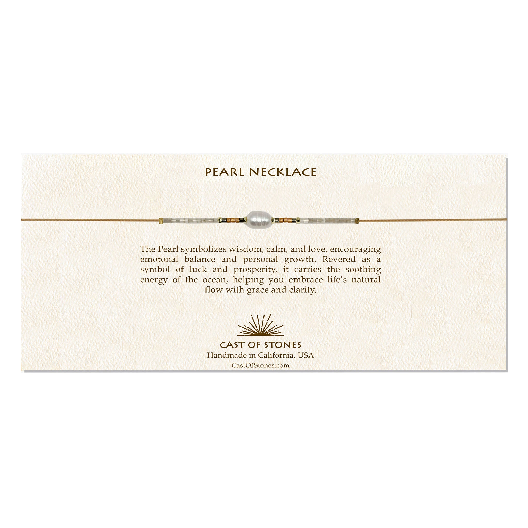 Pearl Necklace - Light Neutral