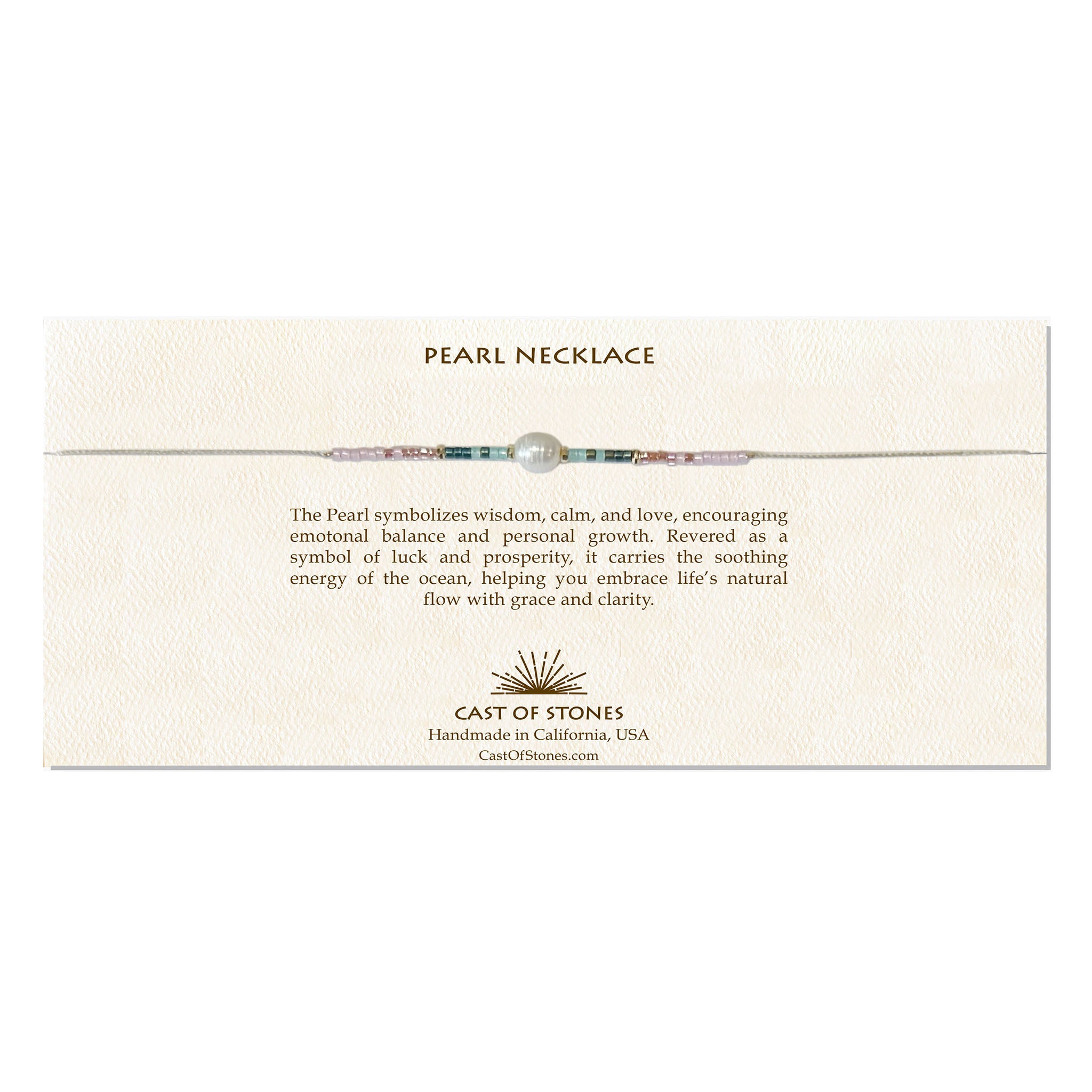 Pearl Necklace - Spring Bloom
