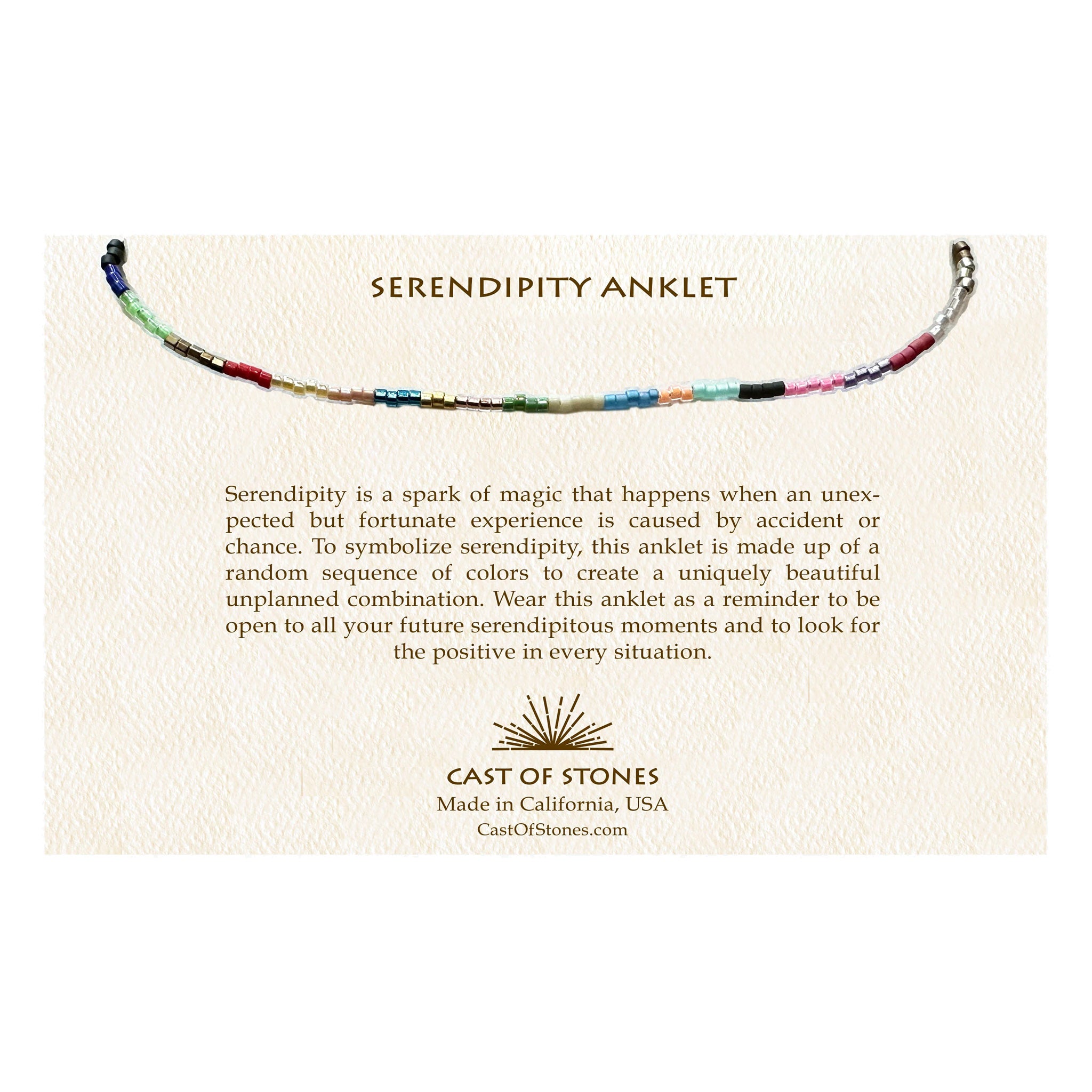 Serendipity Anklet - Bright
