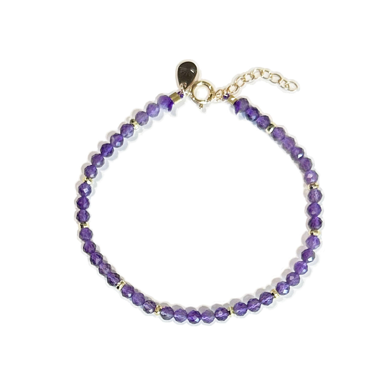 February Birthstone Bracelet - Amethyst