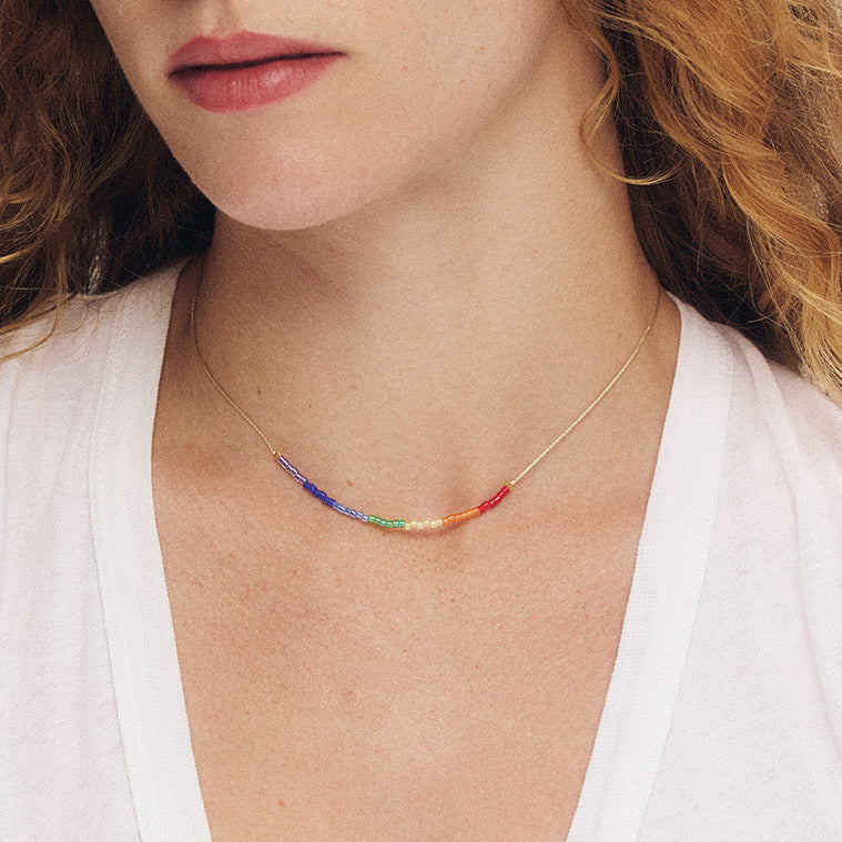 Intention Necklace - Chakra Rainbow