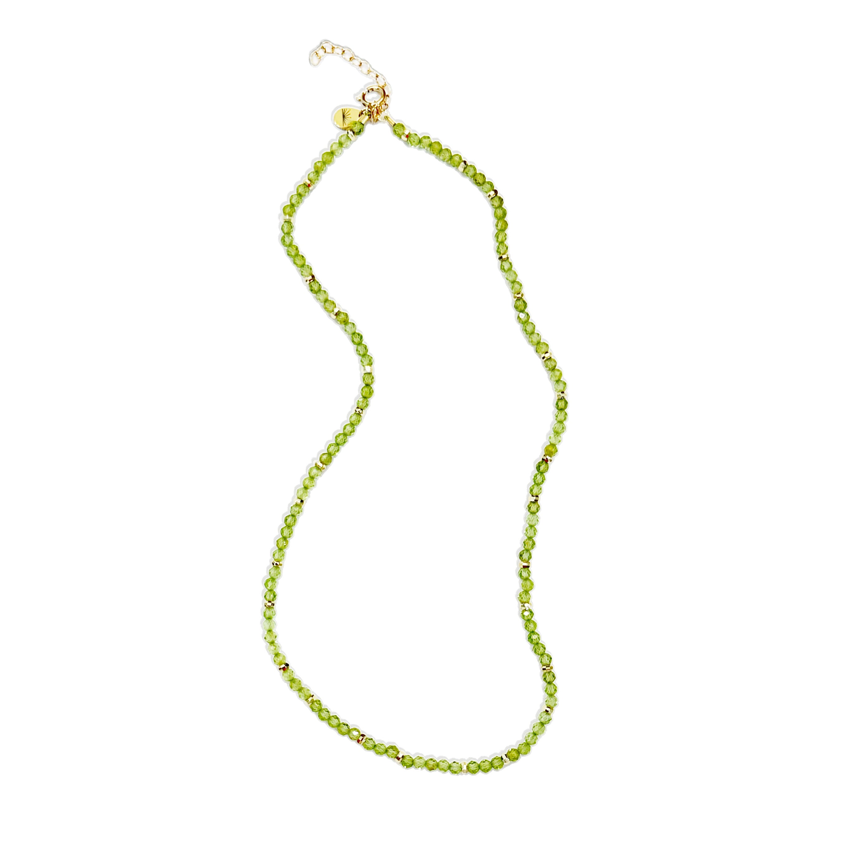 August Birthstone Necklace - Peridot