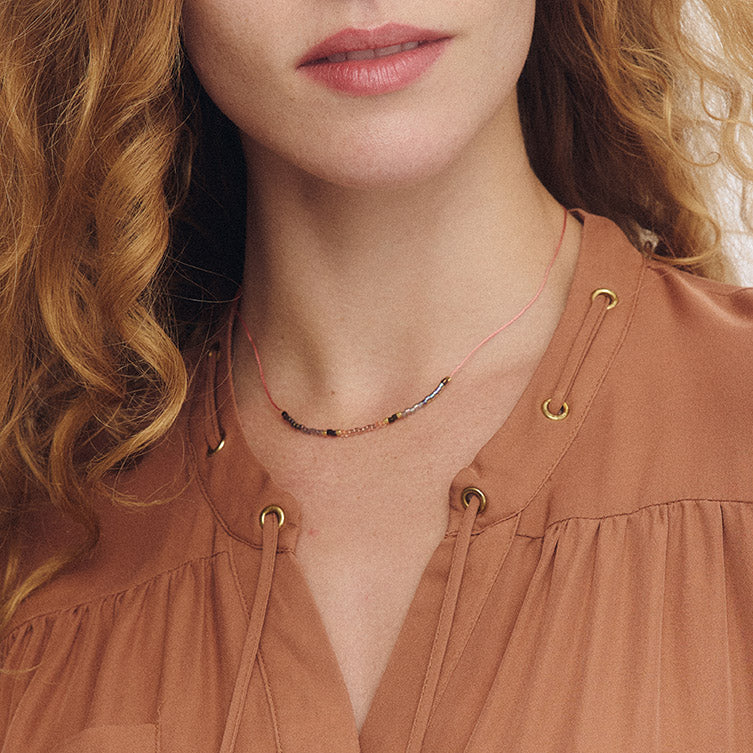 Intention Necklace - Pink Champagne