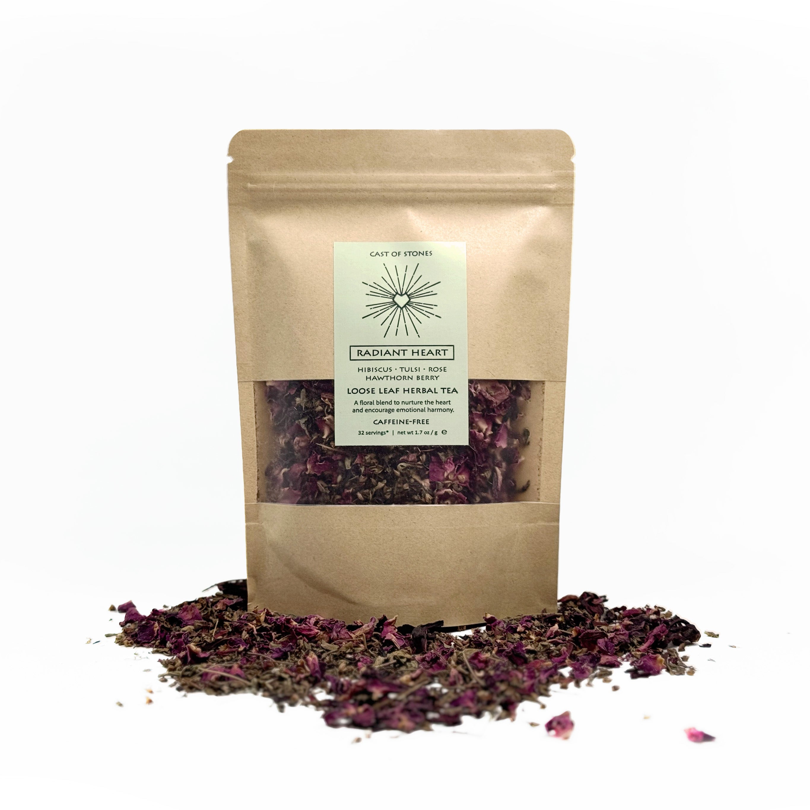 Radiant Heart Loose Leaf Herbal Tea - Refill Pouch