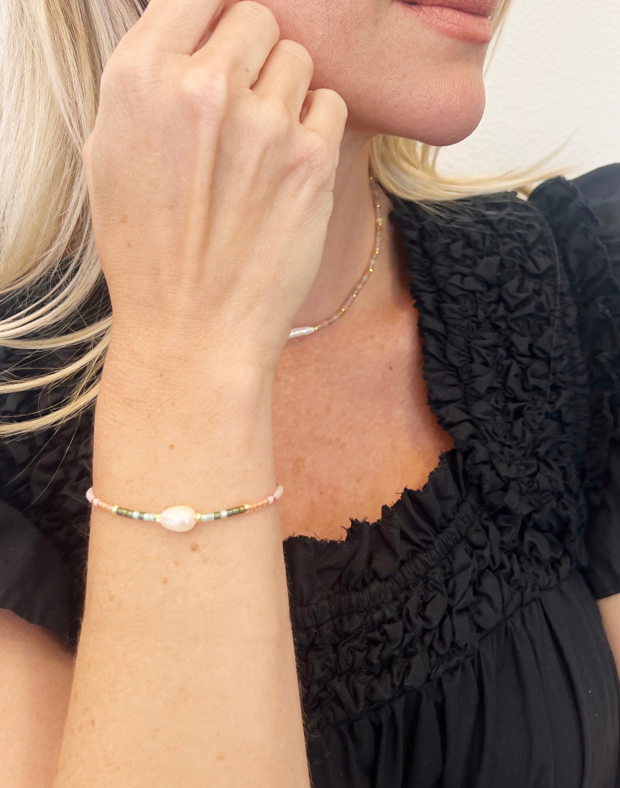 Pearl Bracelet - Spring Bloom